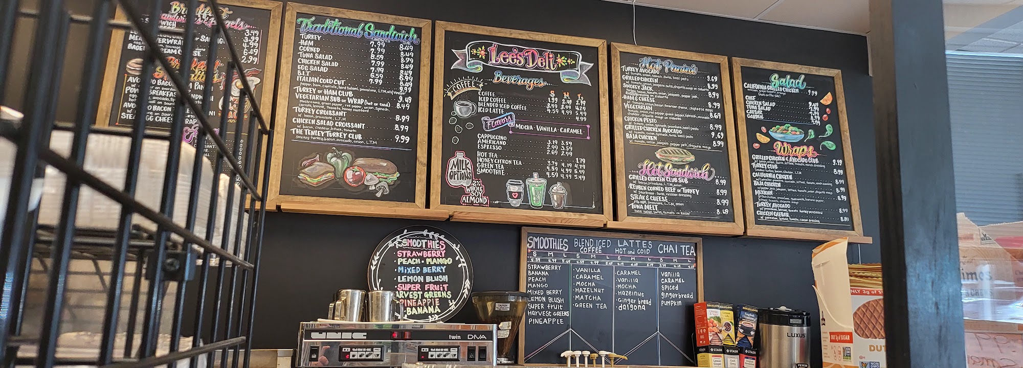 Lee's Deli Shop Menu