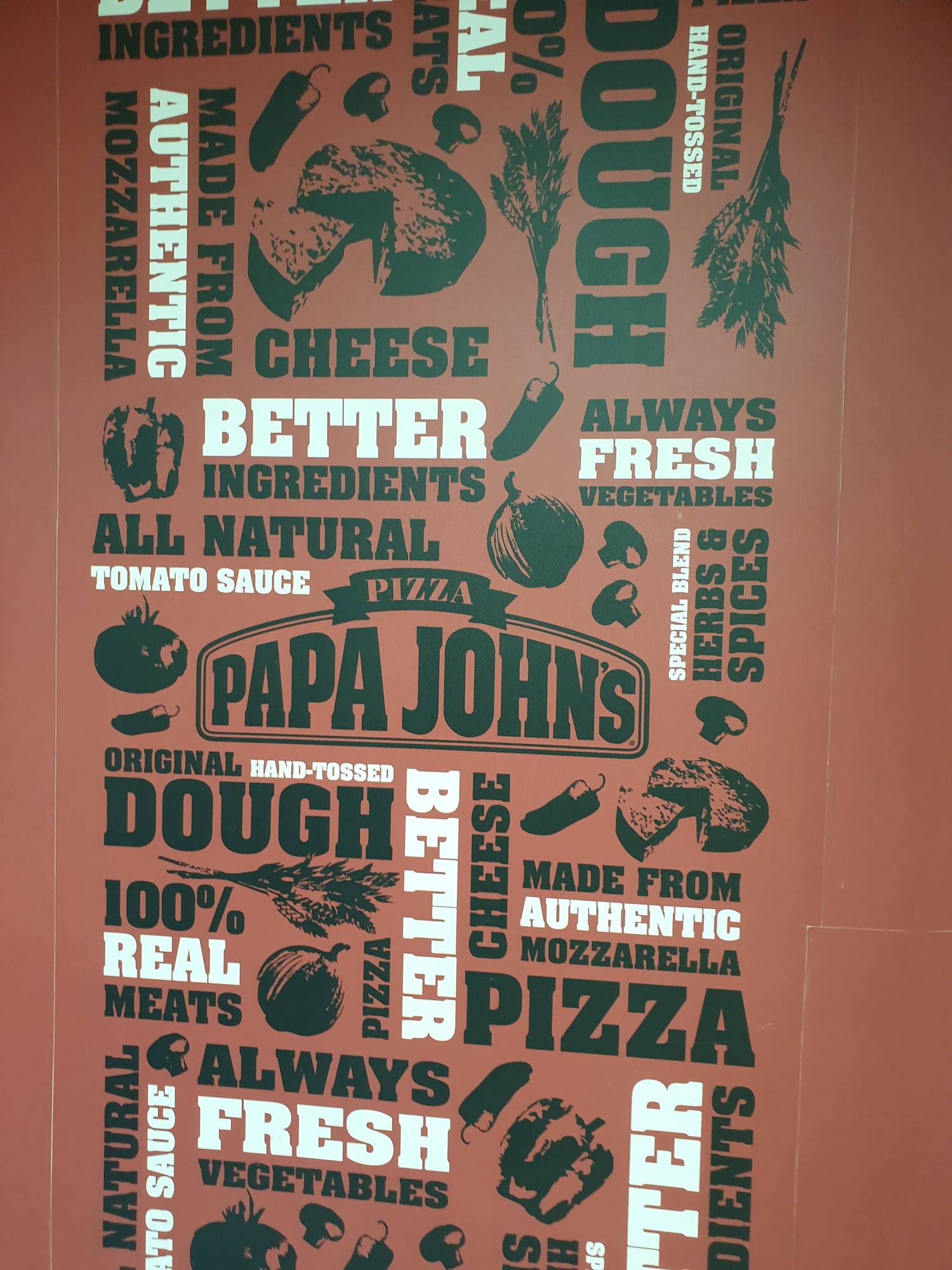 Papa Johns Pizza Menu