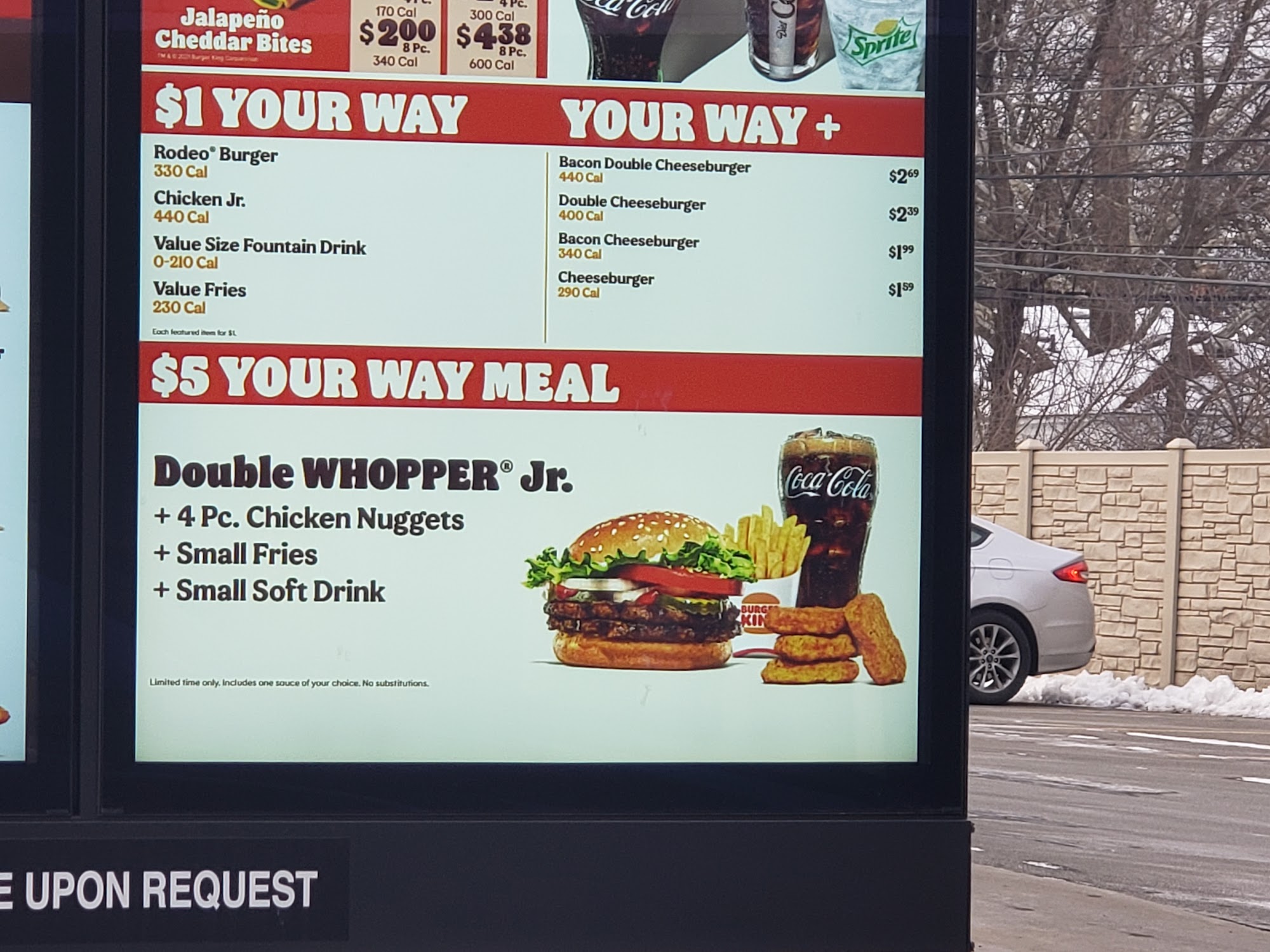 Burger King Menu