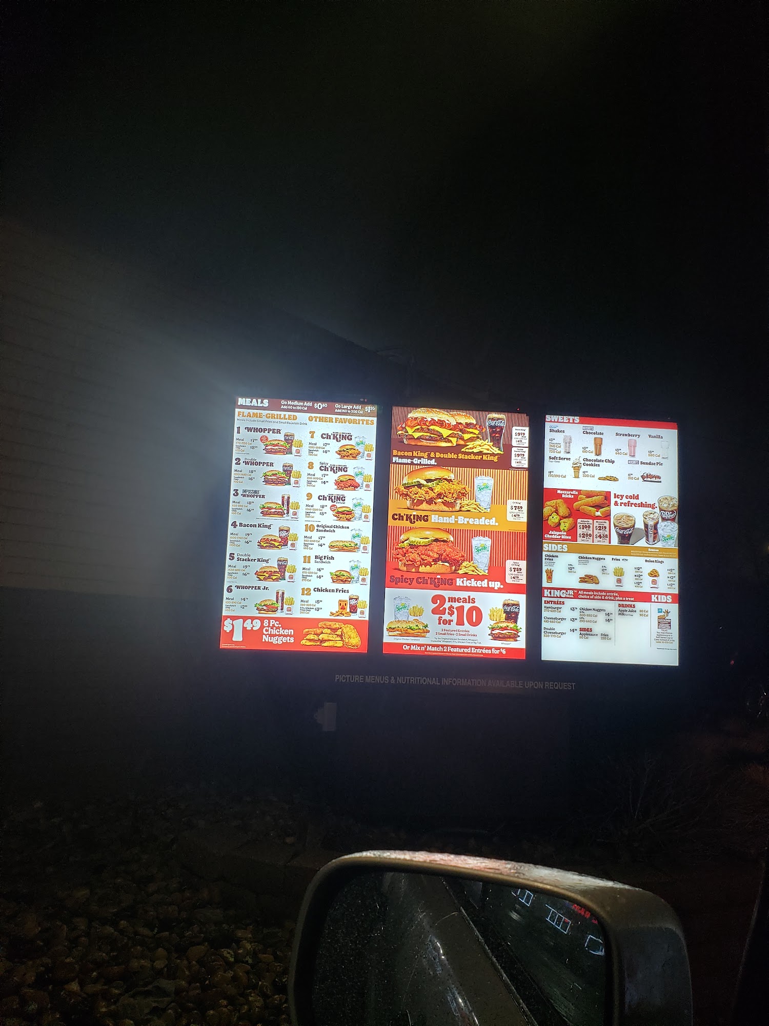 Burger King Menu