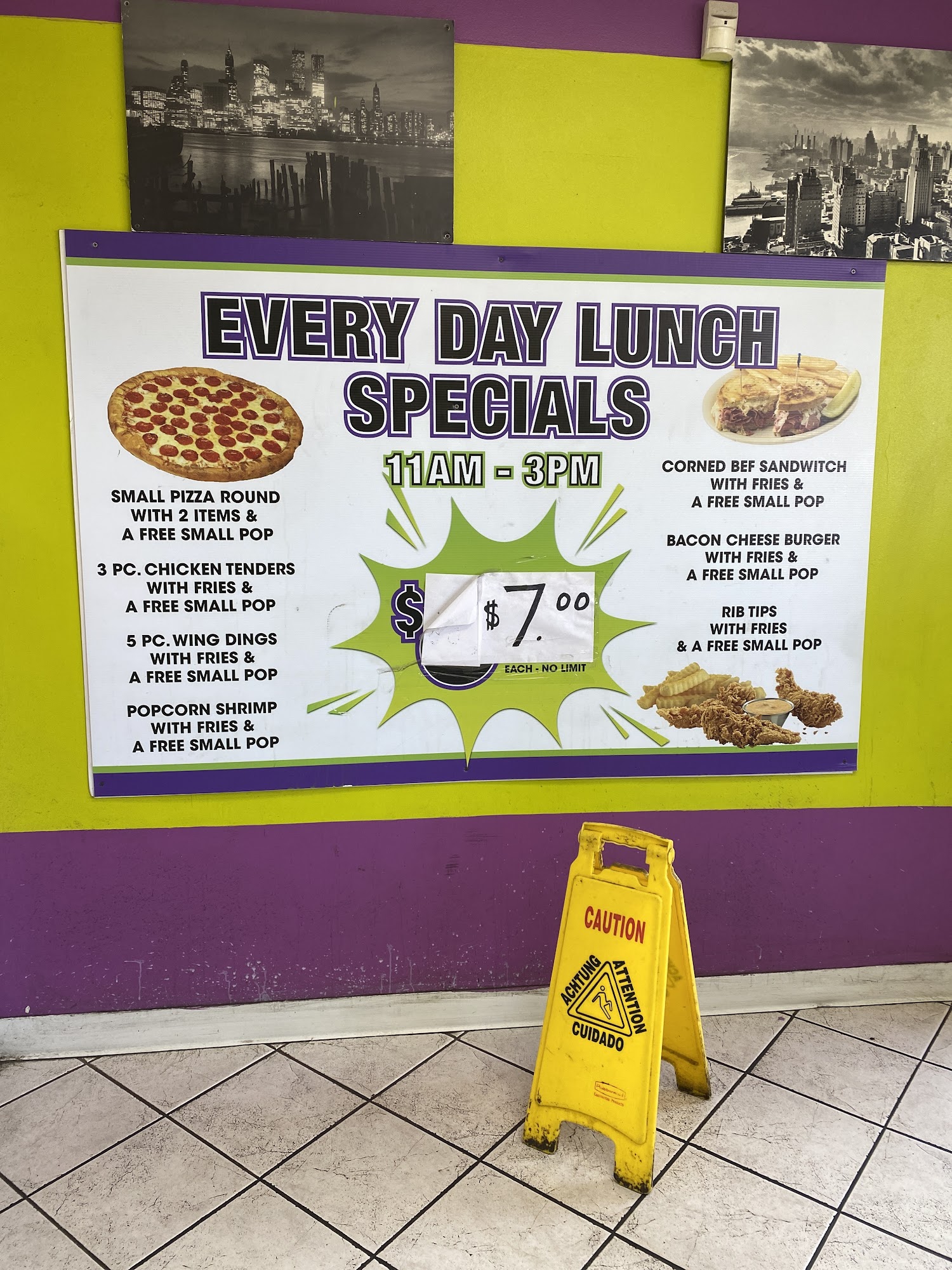 Prince Pizza Menu