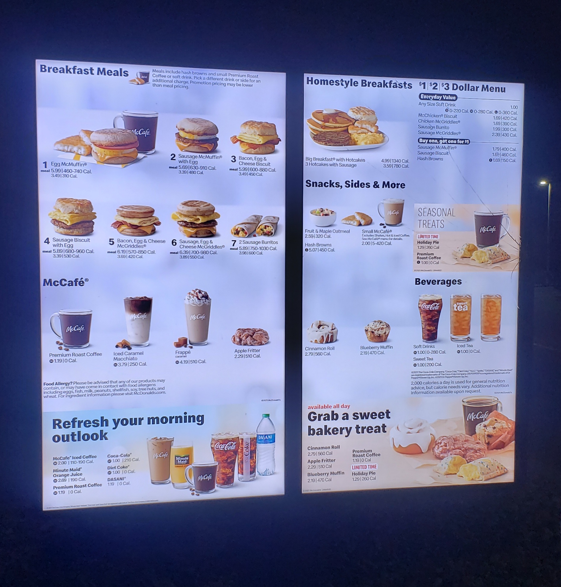 McDonald's Menu