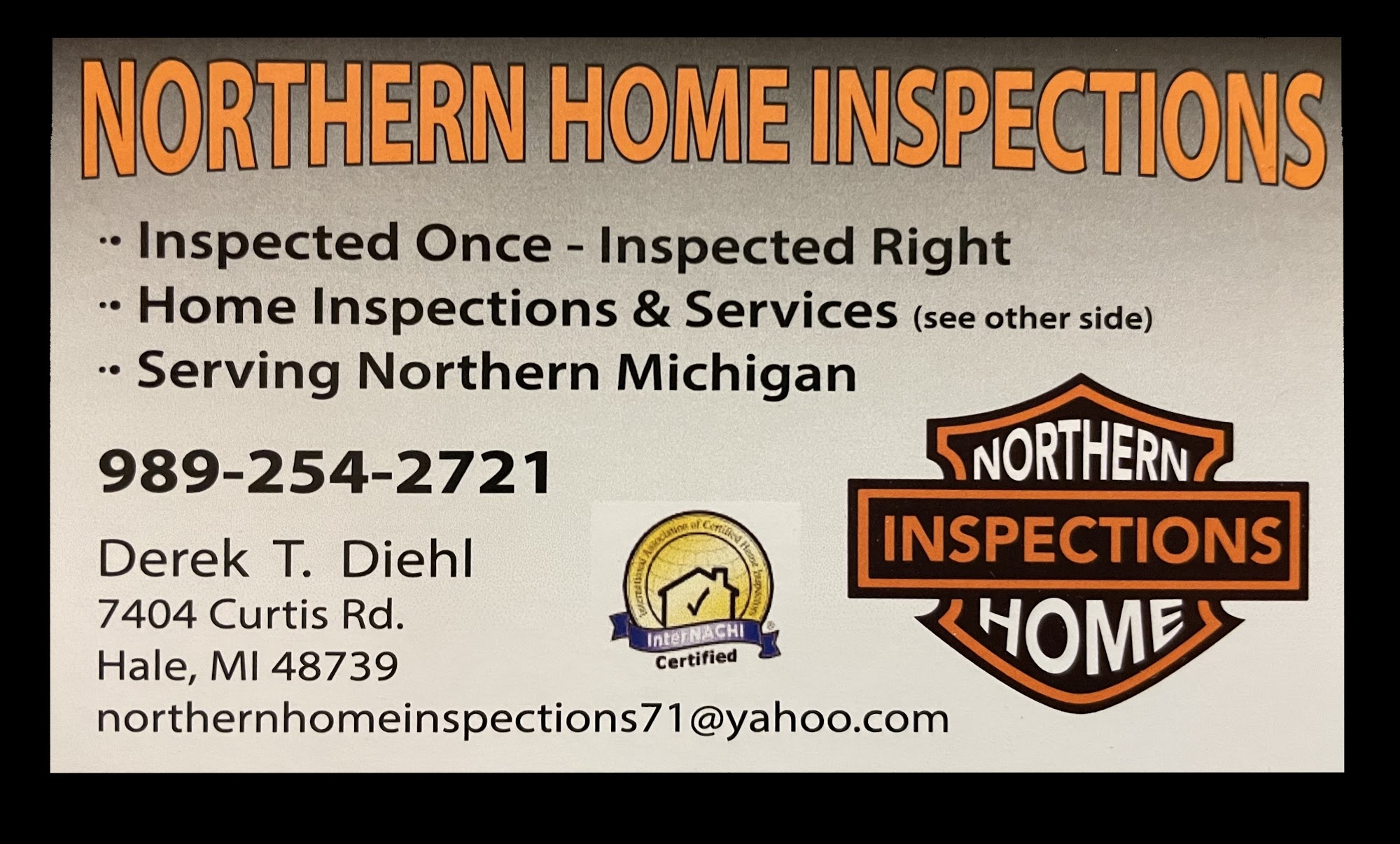 Northern Home Inspections 7404 Curtis Rd, Hale Michigan 48739