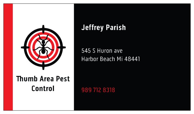 Thumb Area Pest Control 545 S Huron Ave, Harbor Beach Michigan 48441