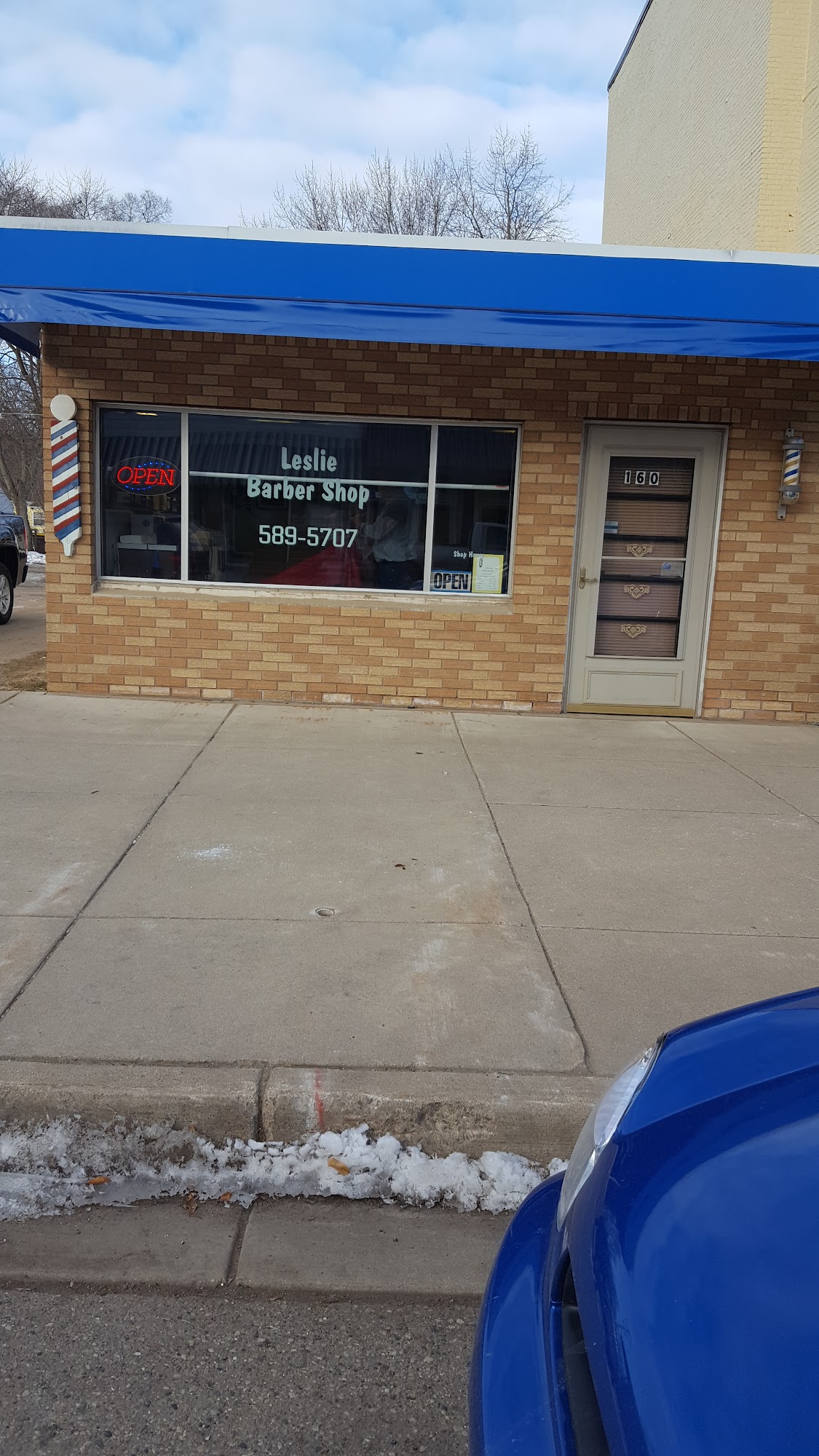 Denny's Barber Shop 160 S Main St, Leslie Michigan 49251
