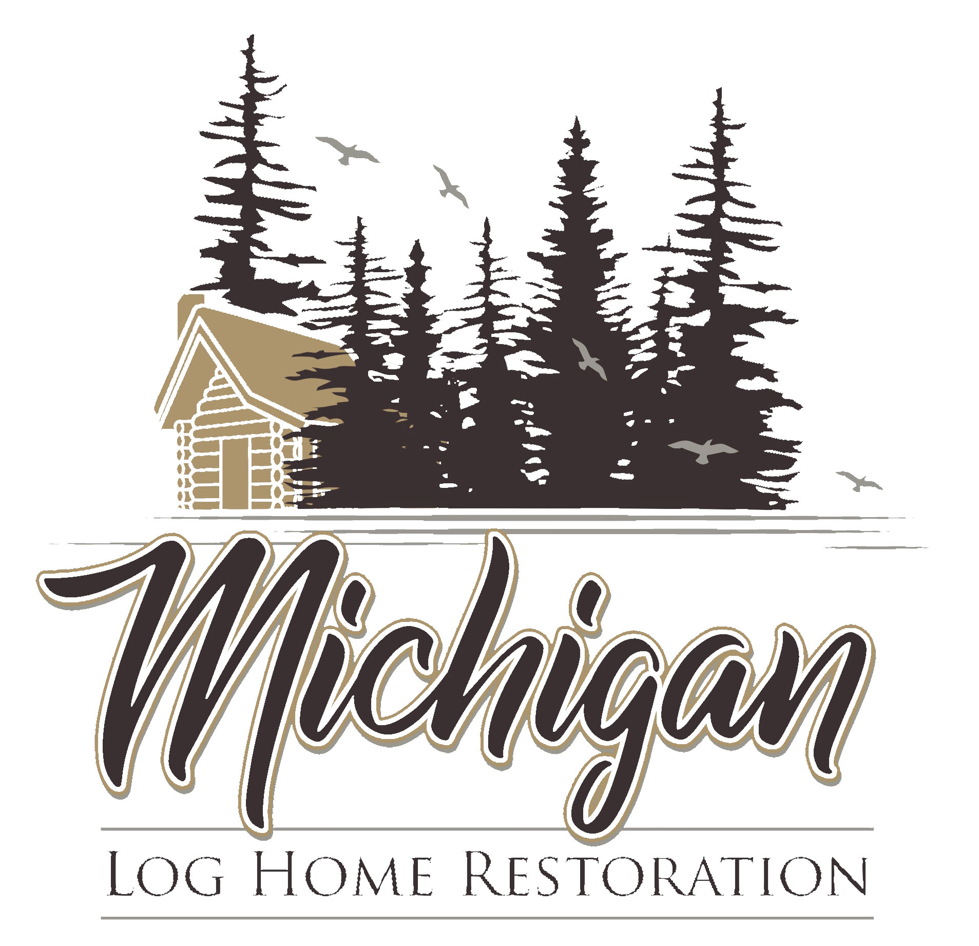 Michigan Log Home Restoration 290 N Railroad St, Rives Junction Michigan 49277