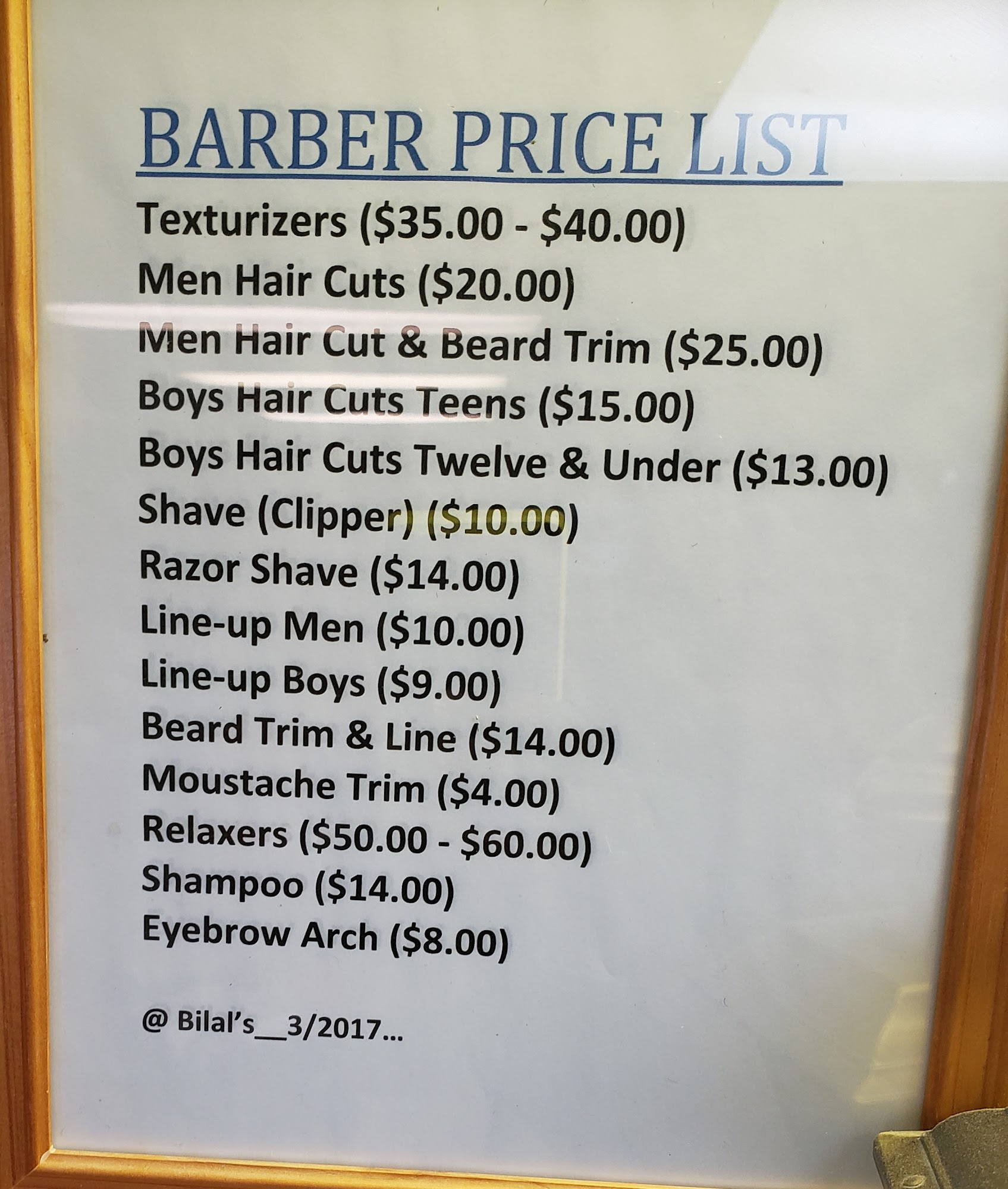 Bilal's Barber Shop 6479 Wayne Rd, Romulus Michigan 48174