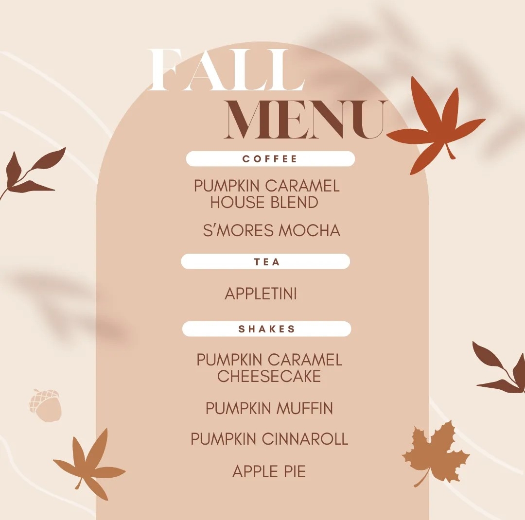 Northline Nutrition Menu