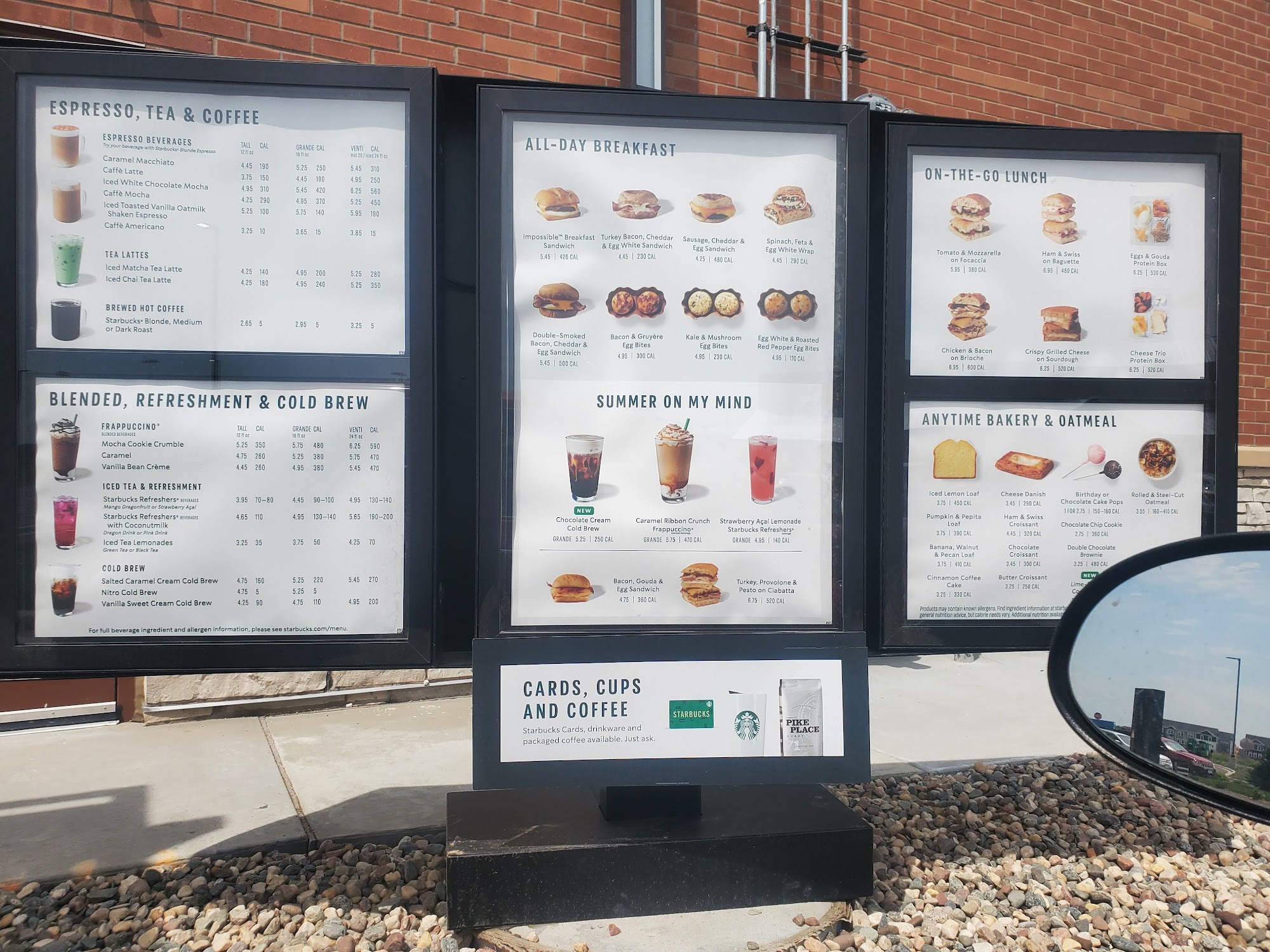 Starbucks Menu