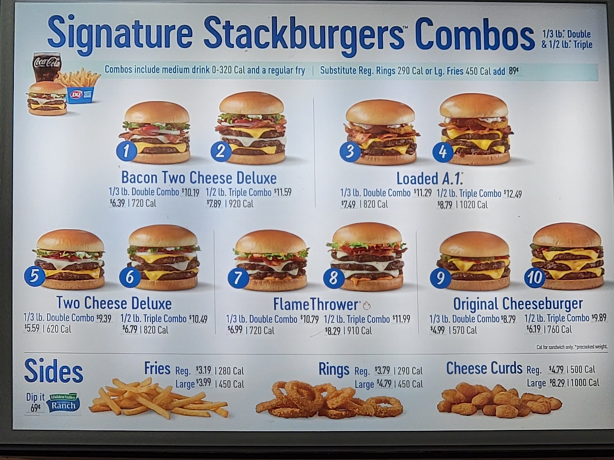Dairy Queen Grill & Chill Menu