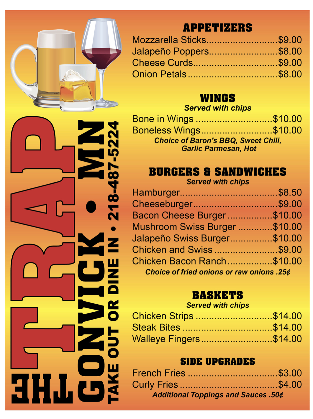 The Trap 185 Main St, Gonvick, MN 56644