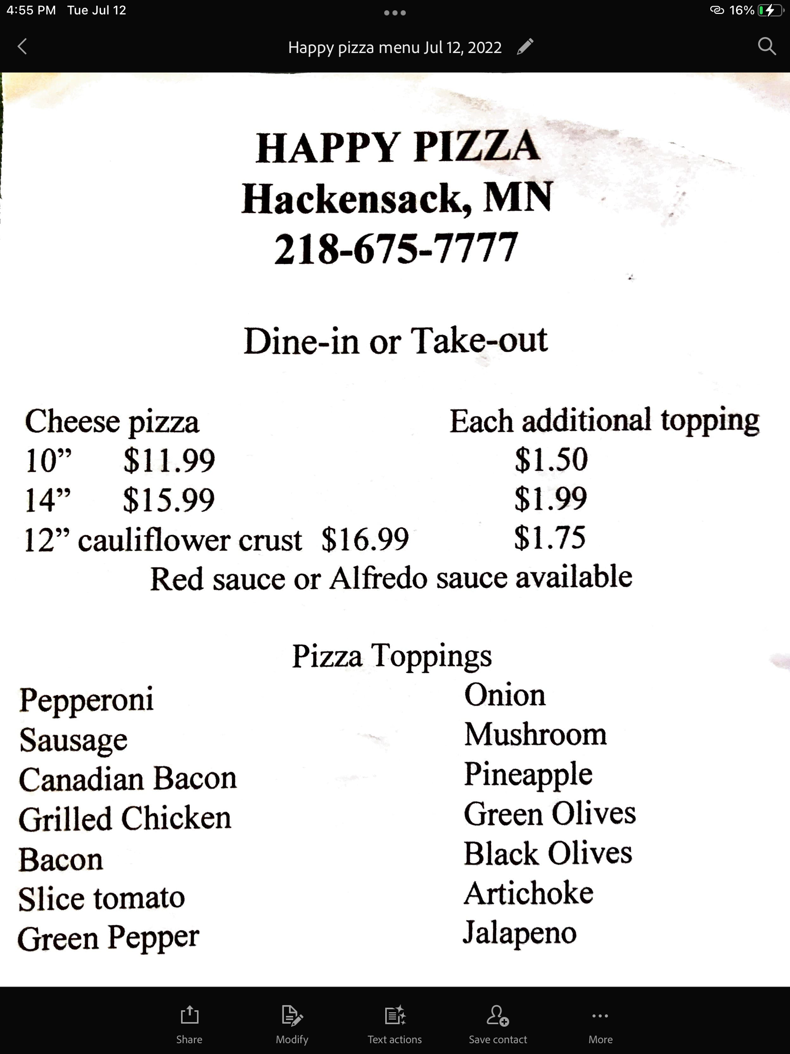 Photo credit: Restaurantji