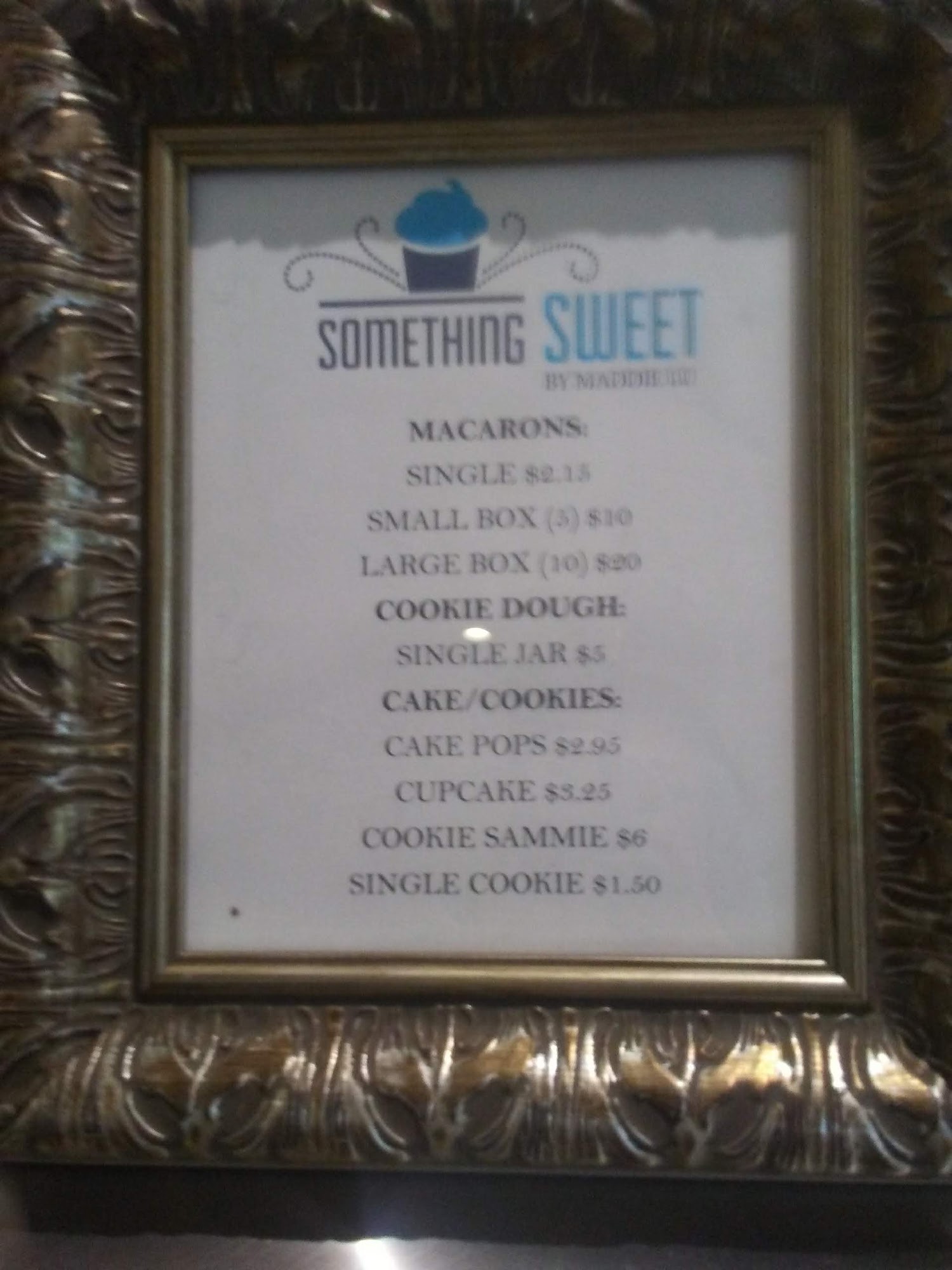 Something Sweet by Maddie Lu Menu