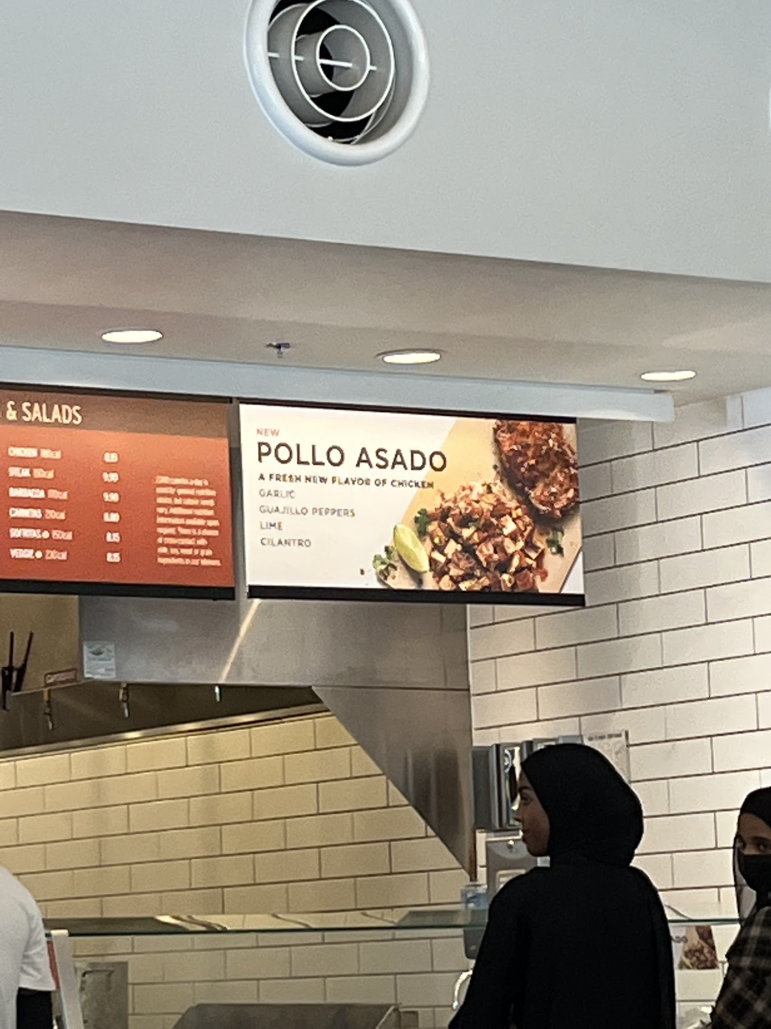 Chipotle Mexican Grill Menu