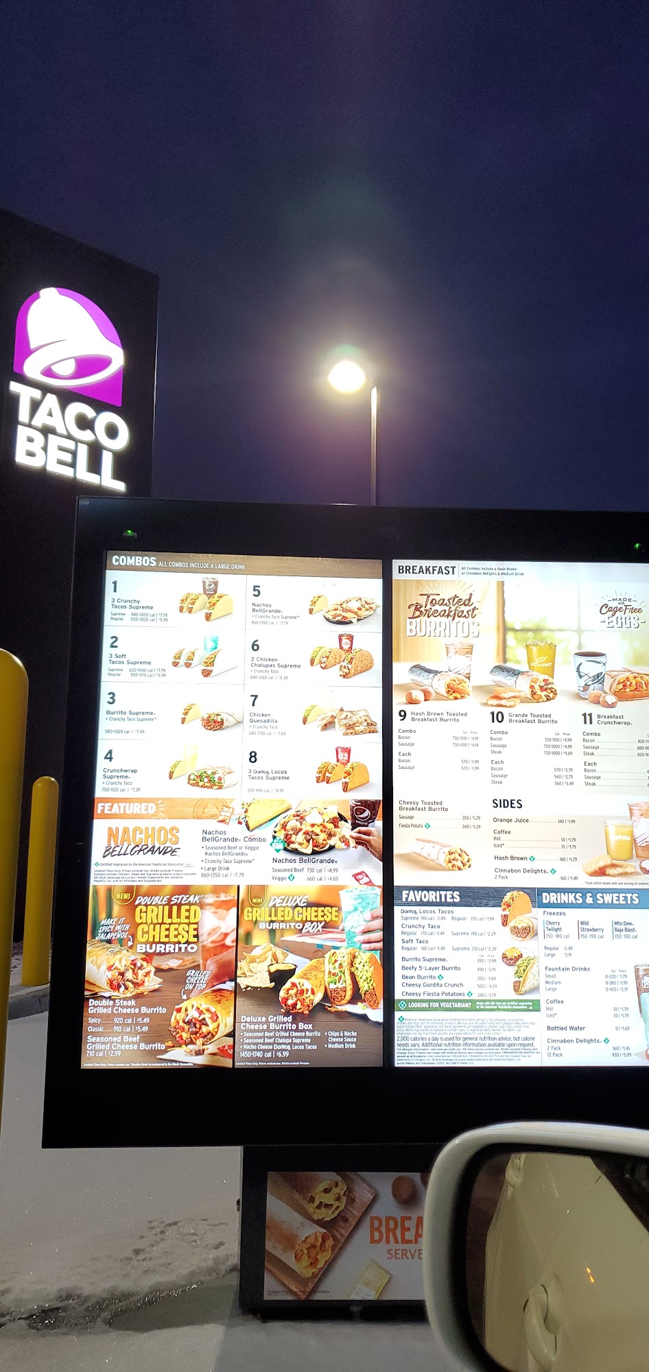 Taco Bell Menu