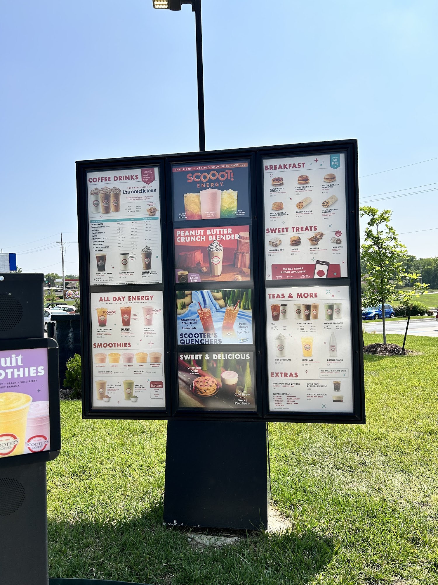 Scooter's Coffee Menu