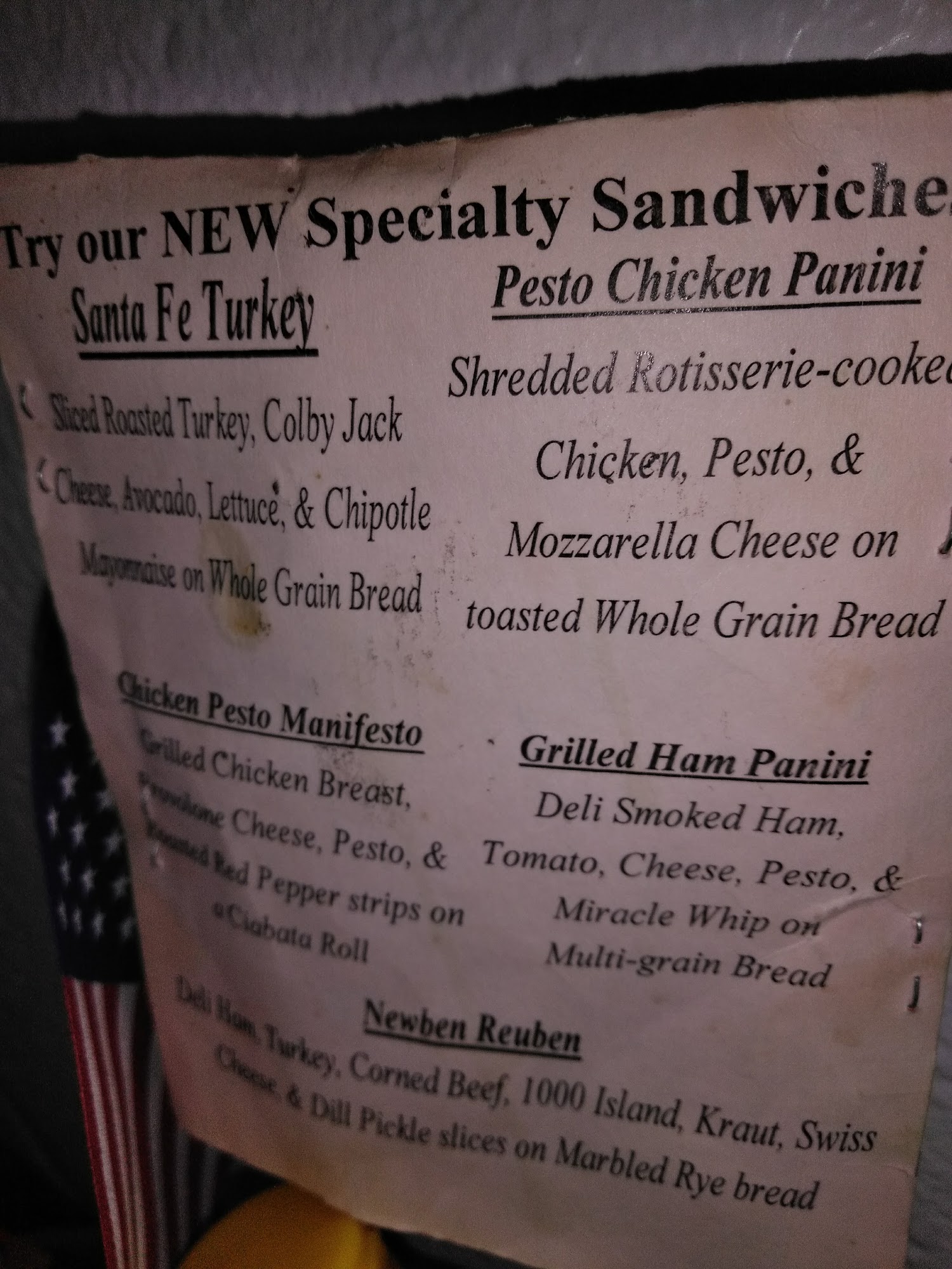 Dexter Muni Airport (KDXE) Menu