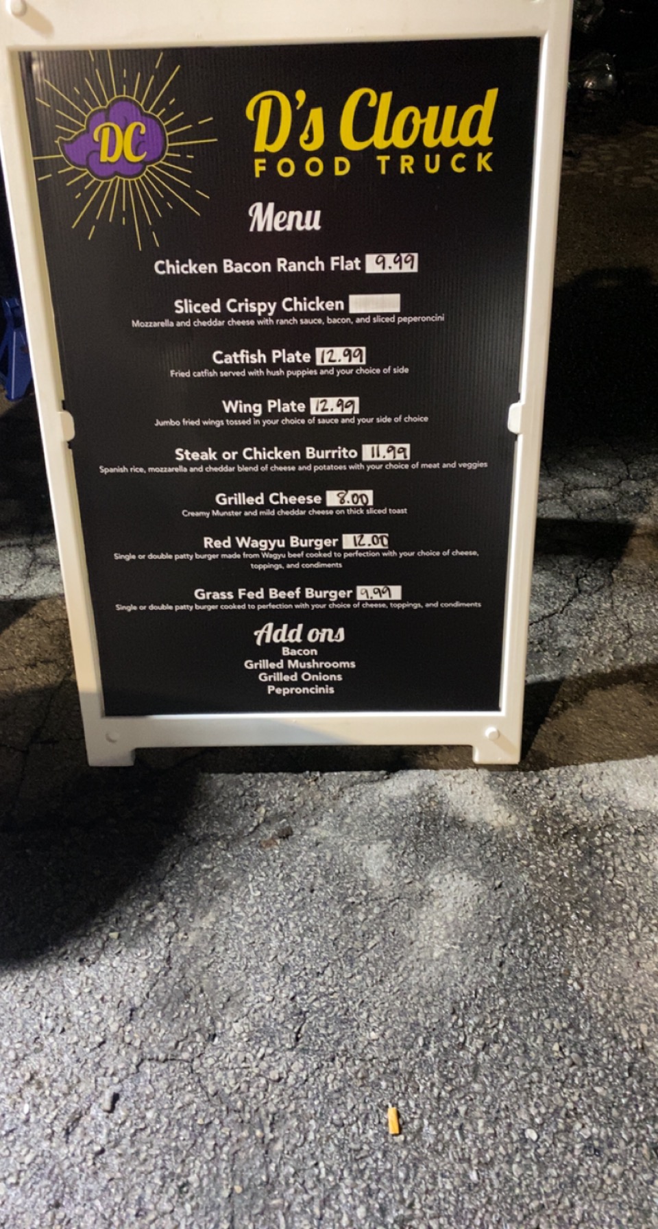 D's Cloud Menu