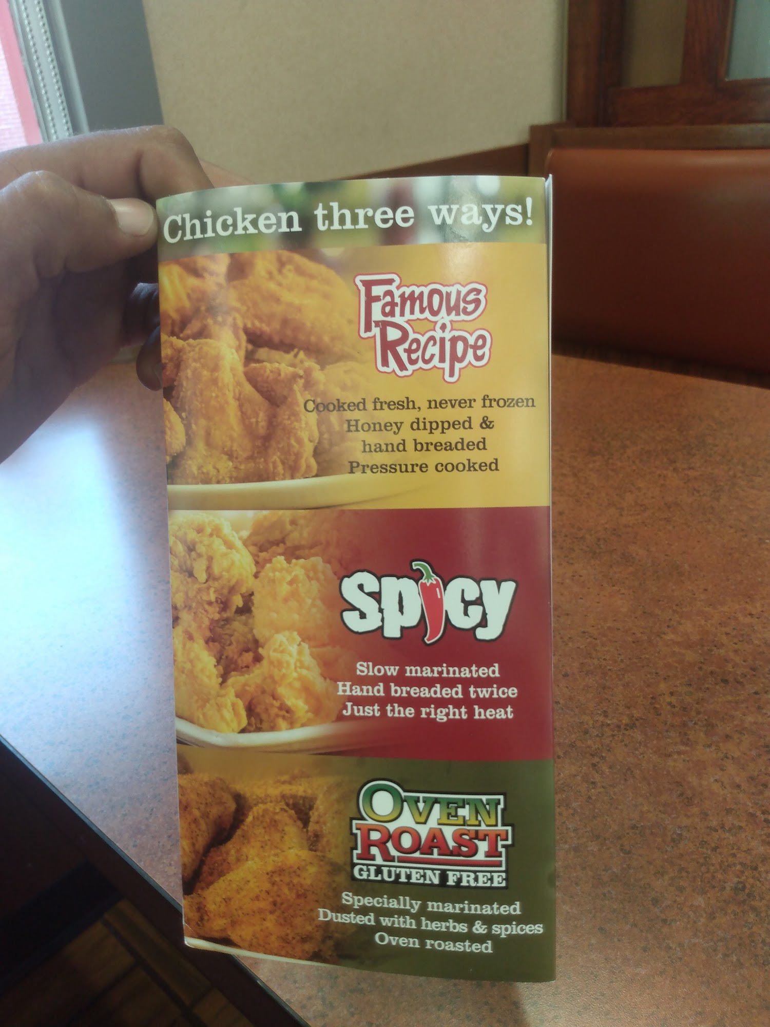 Lee's Famous Recipe Chicken Menu