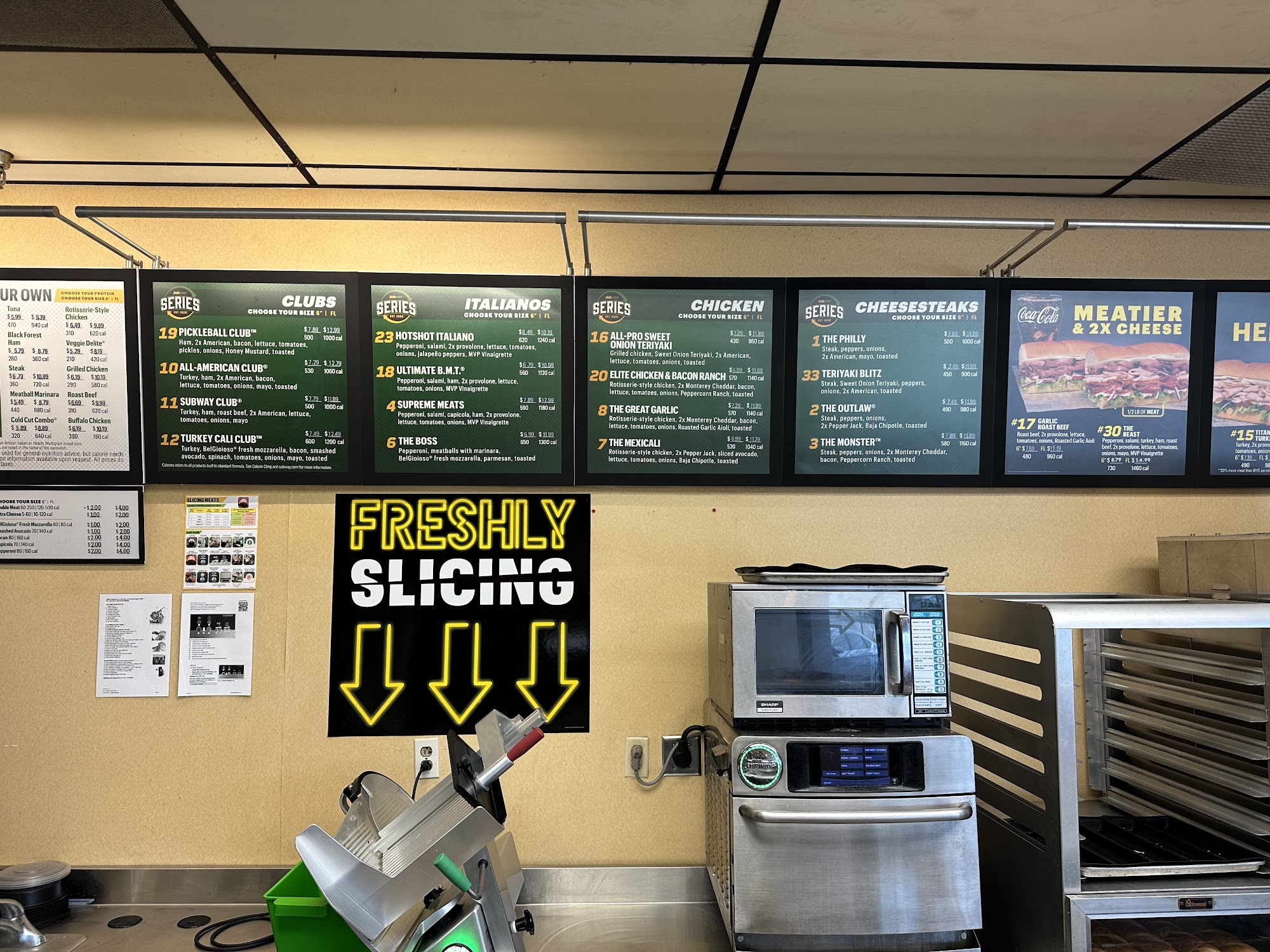Subway Menu