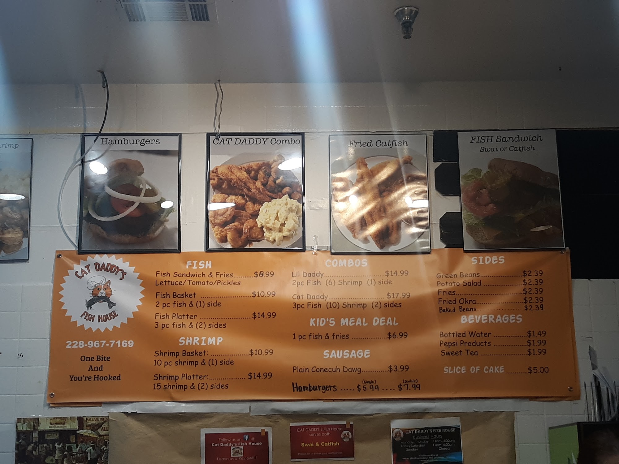 Cat Daddy's Fish House Menu