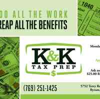 K&K Financial and Tax Preparation Services