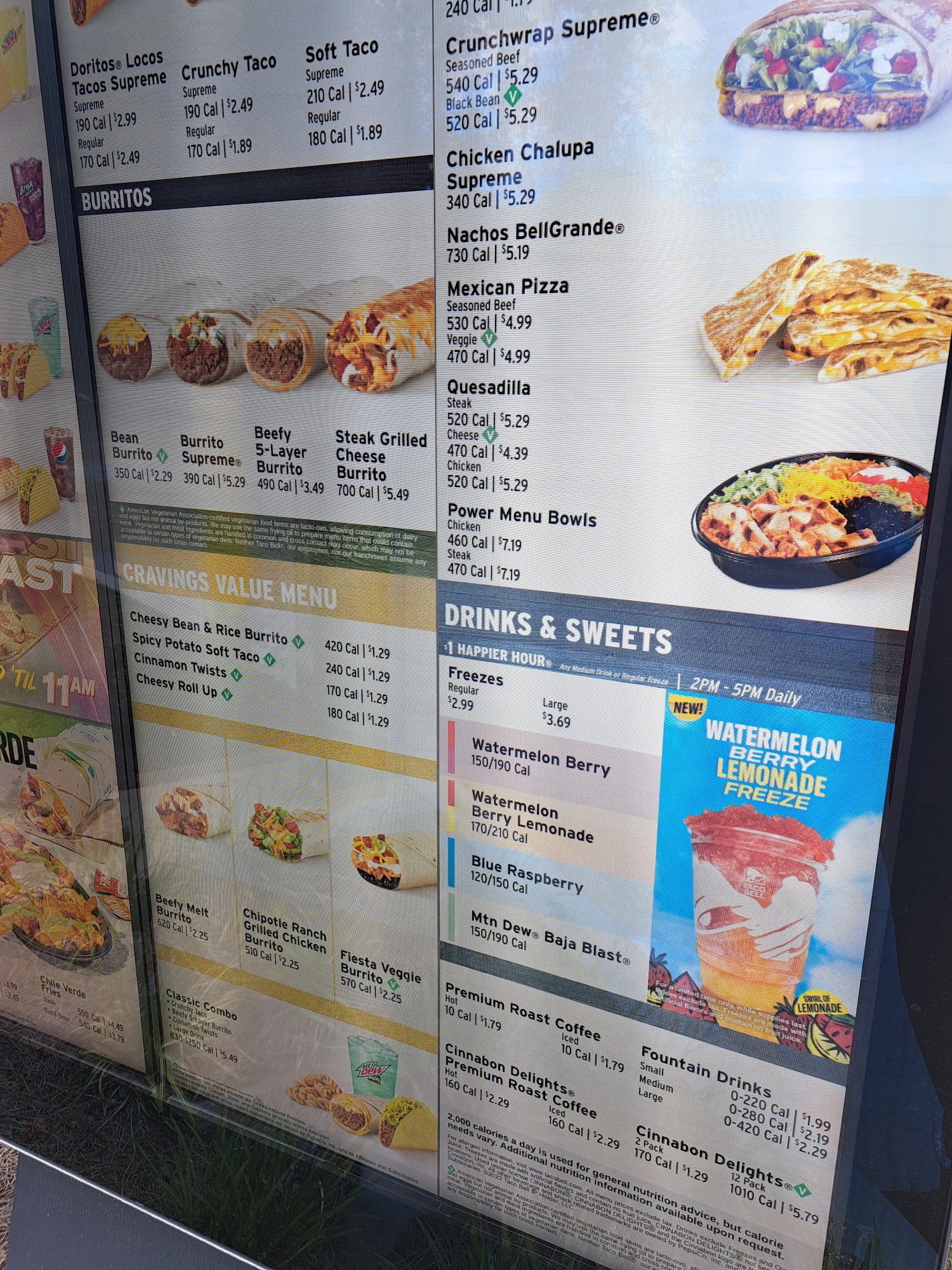 Taco Bell Menu