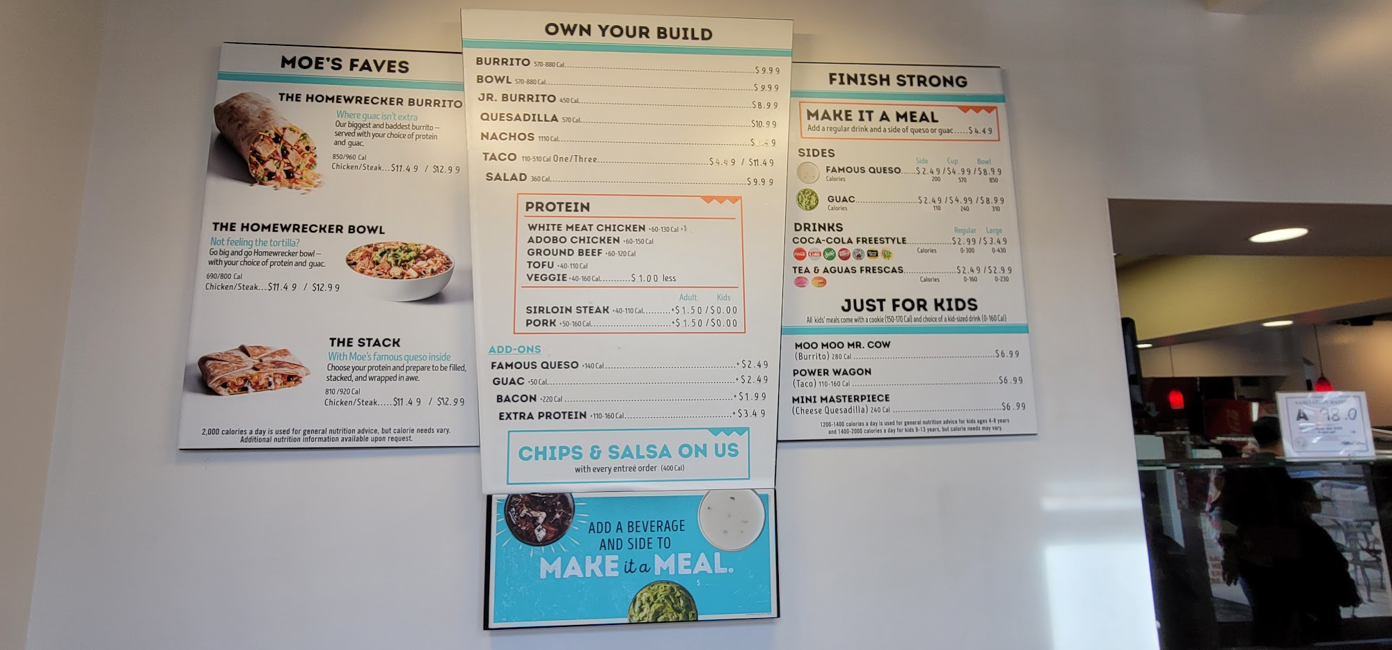 Moe's Southwest Grill Menu