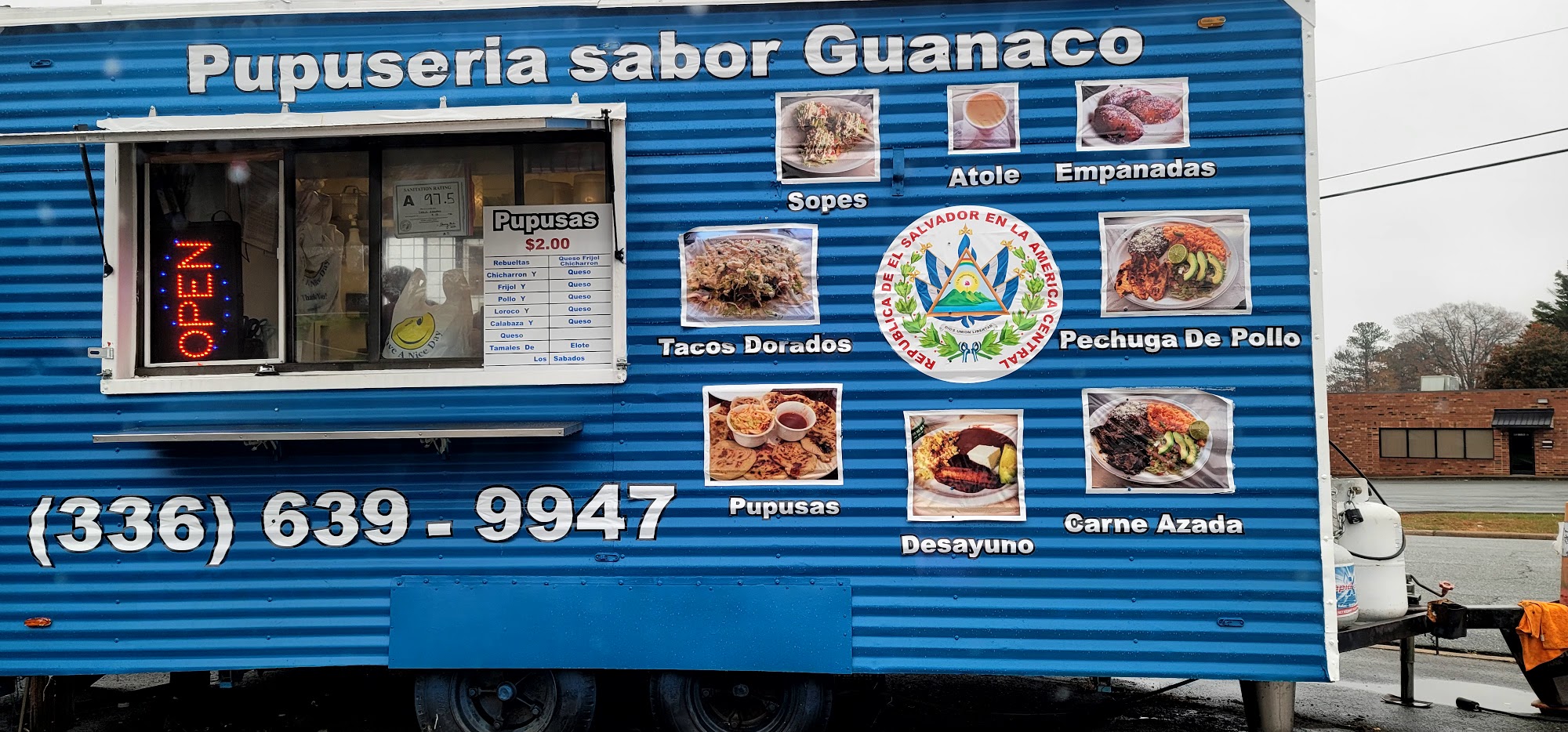La Sabrosita Pupuseria Menu