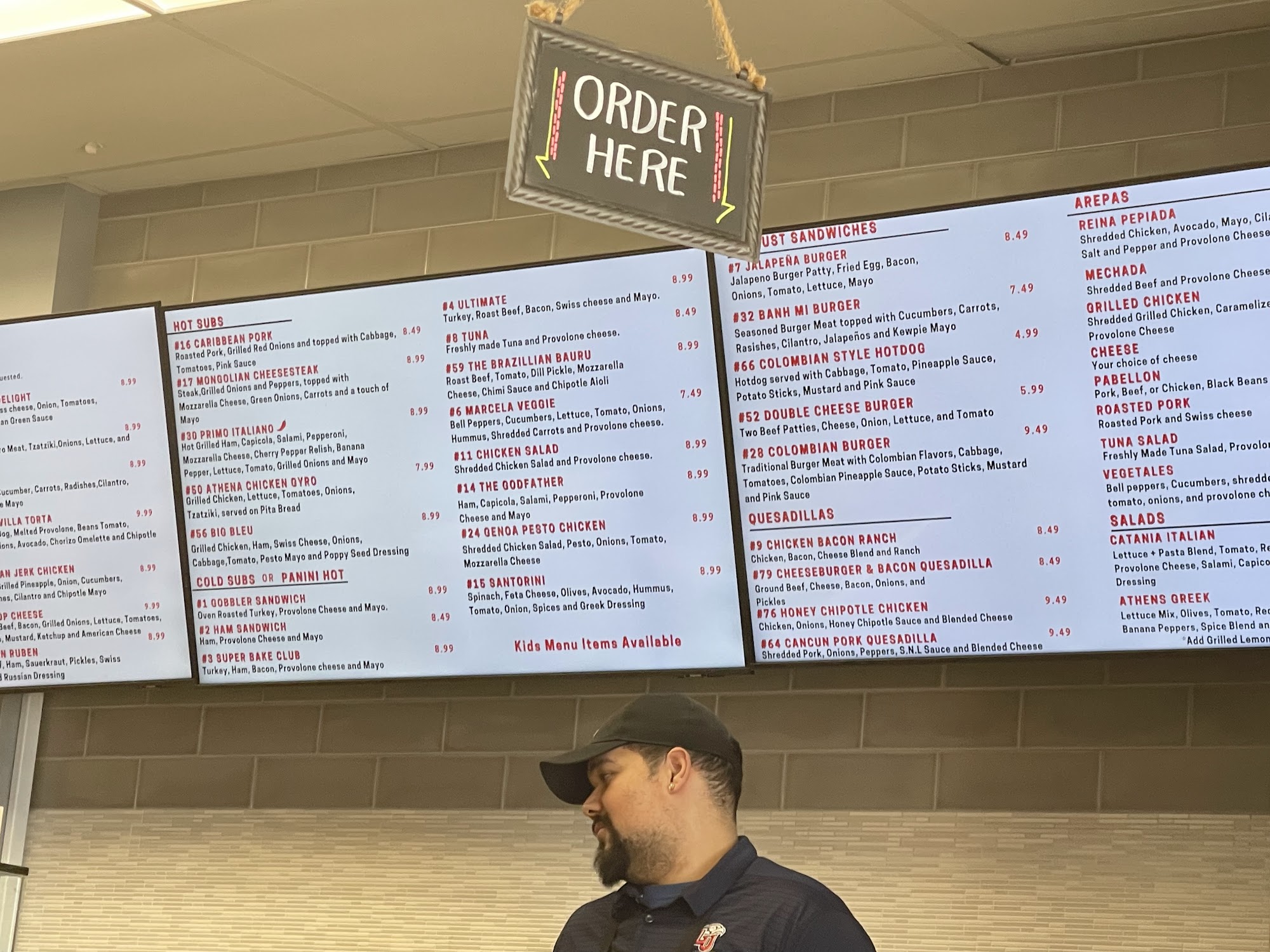 Panaderia Odalys Menu