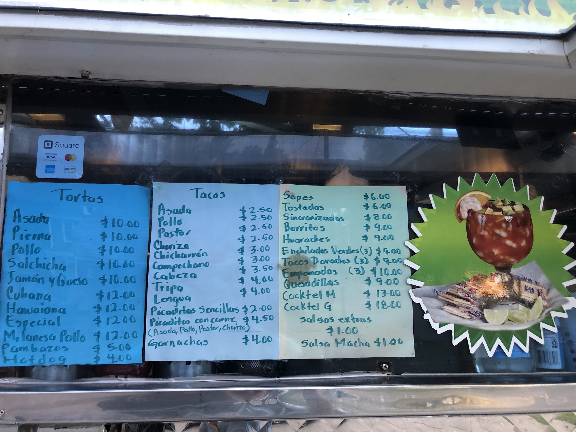 Tortas Lopez (Taco Truck) Menu