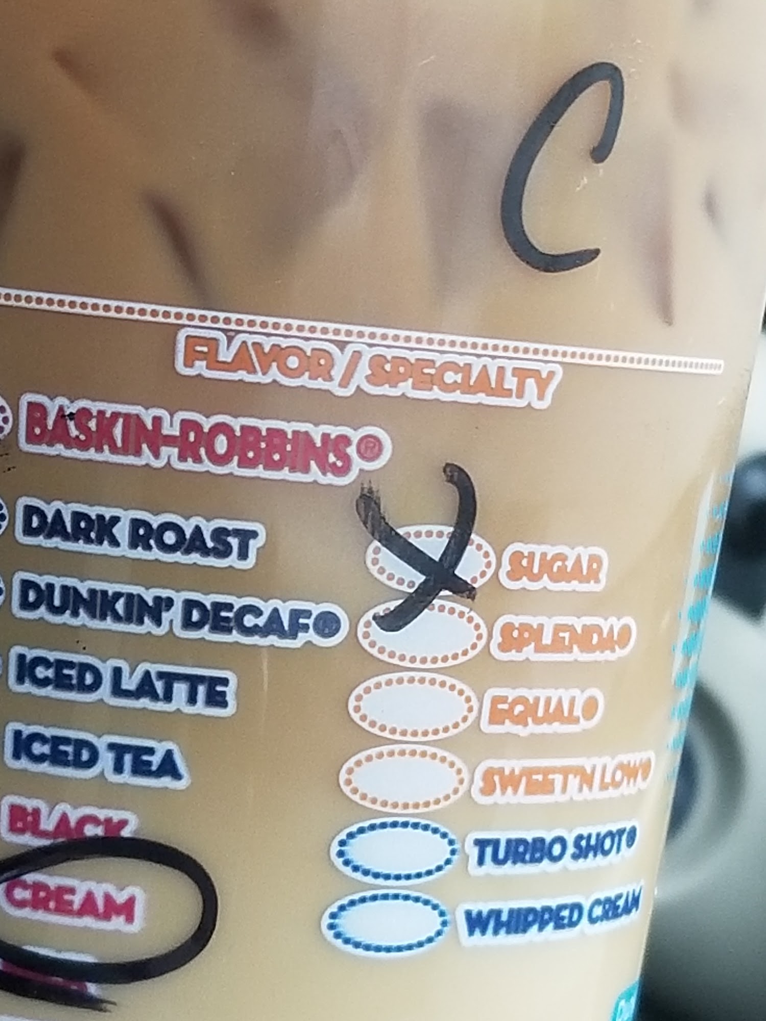 Dunkin' Menu