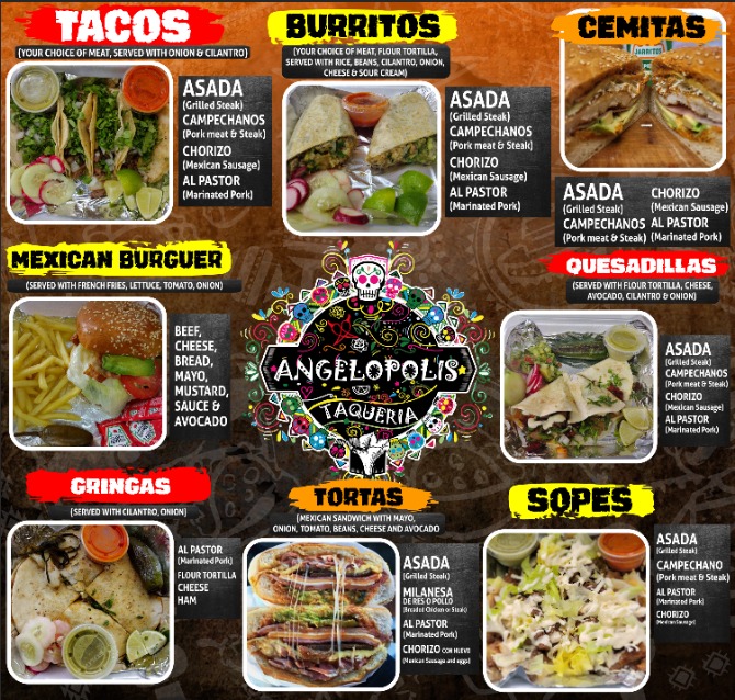 Taqueria angelopolis Menu
