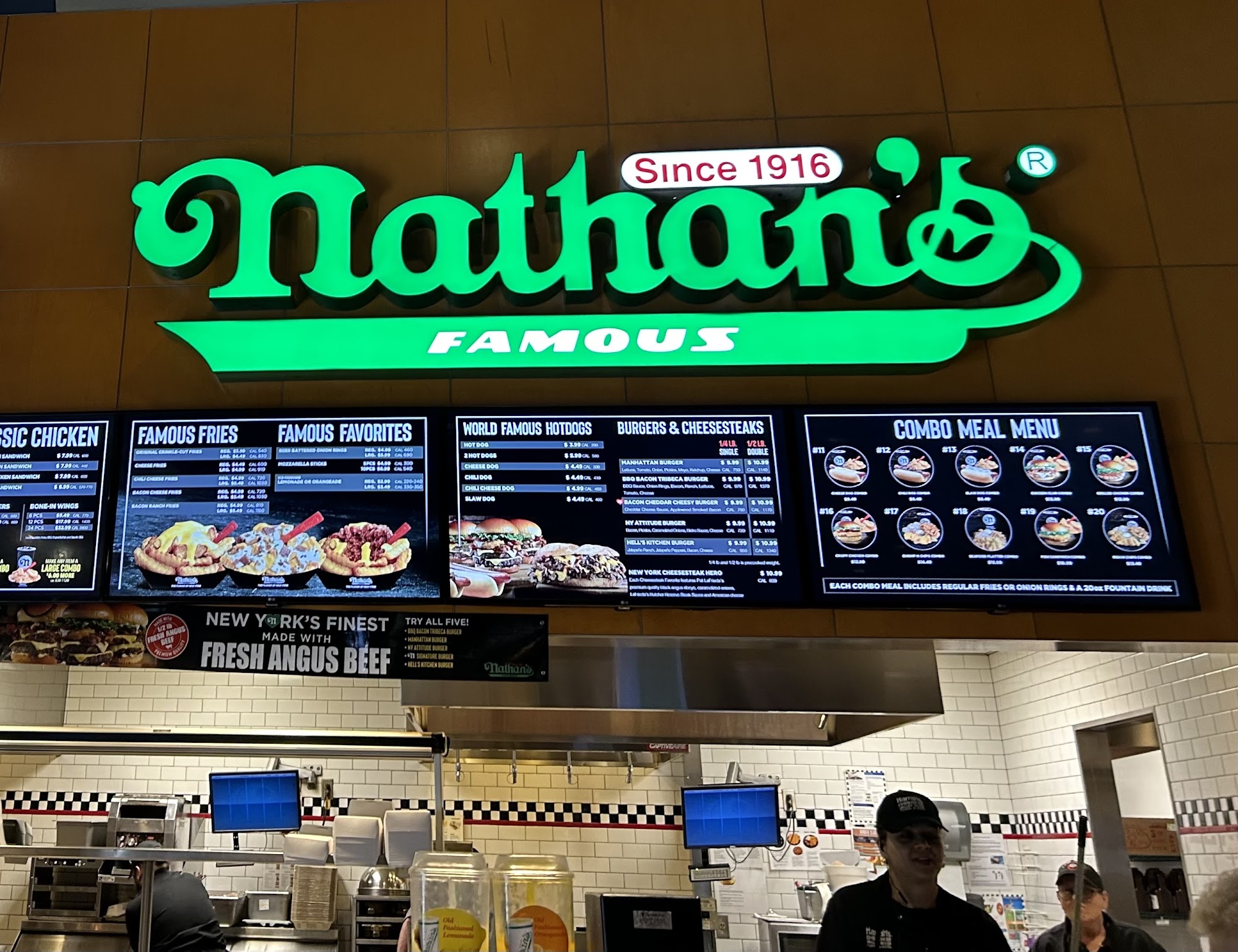 Nathan's Famous Menu