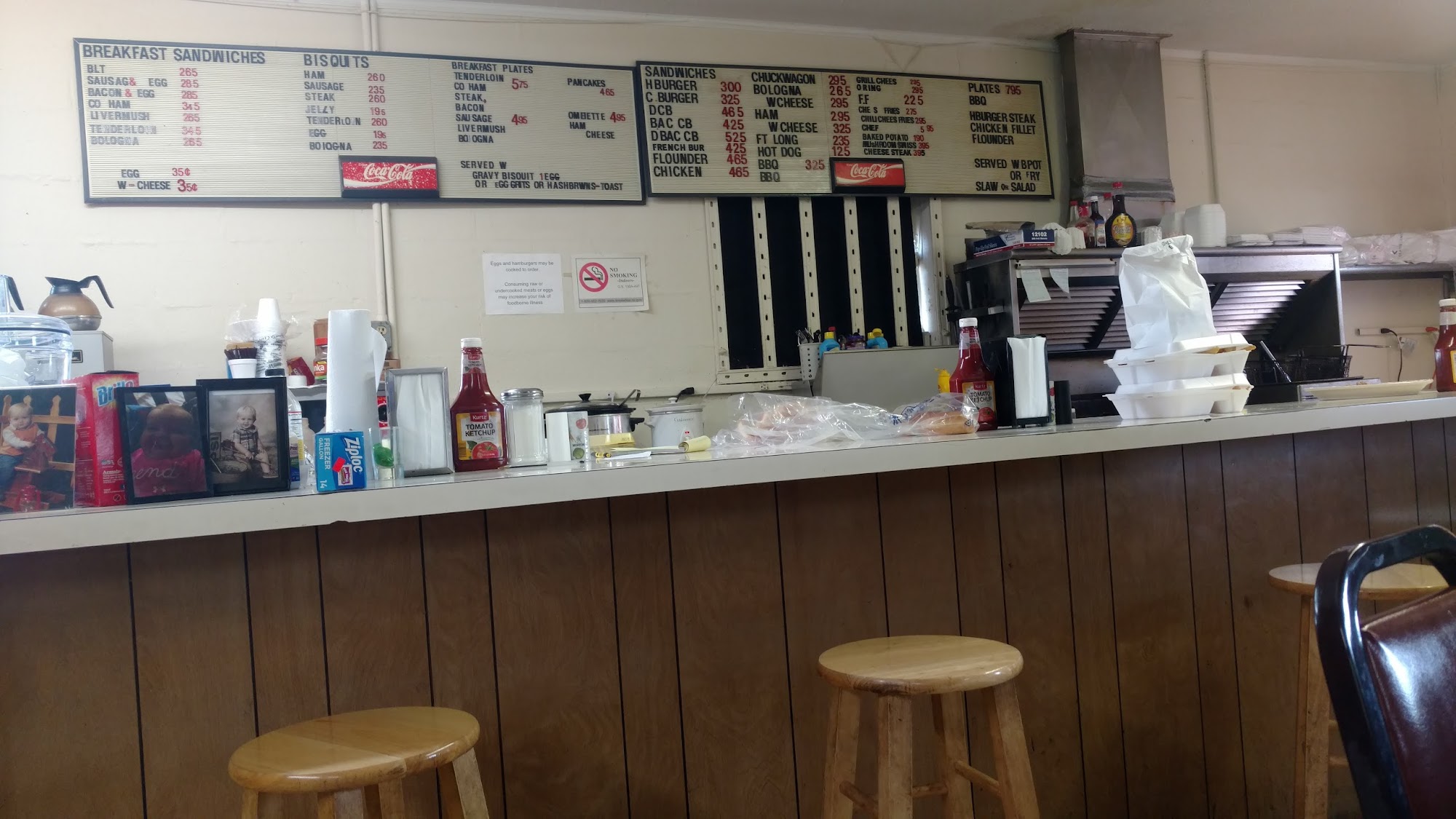 Alvins Snack Bar Menu