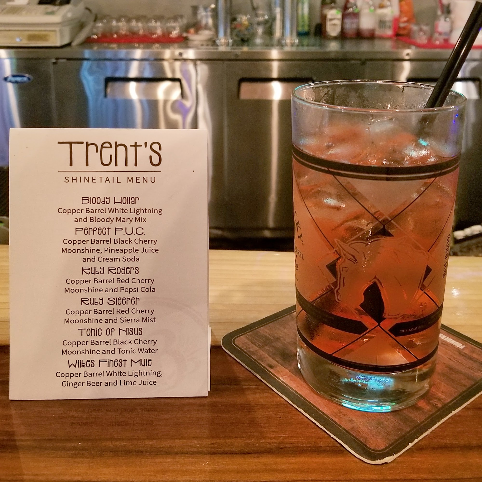 Trent's Tavern Menu
