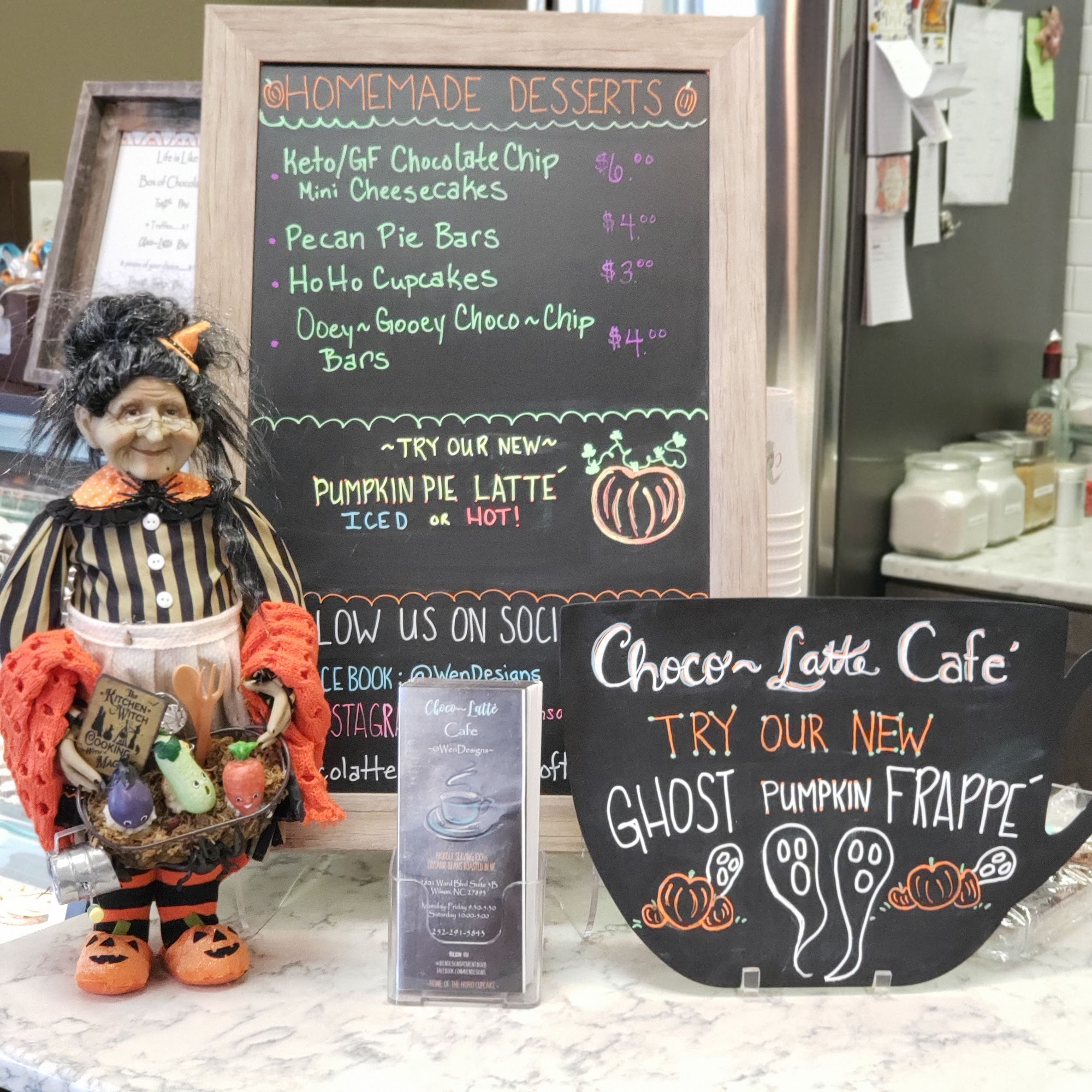 Choco-Latte Cafe Menu