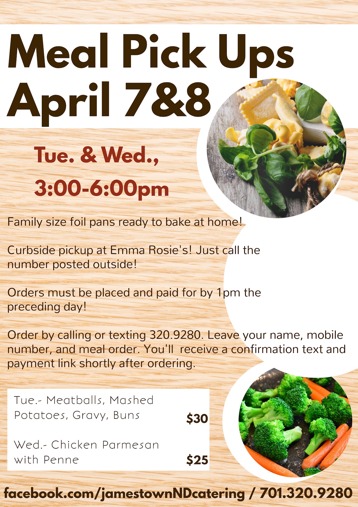 Emma's Kuchen, LLC Menu