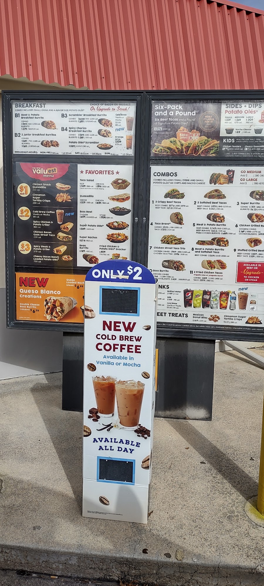 Taco John's Menu