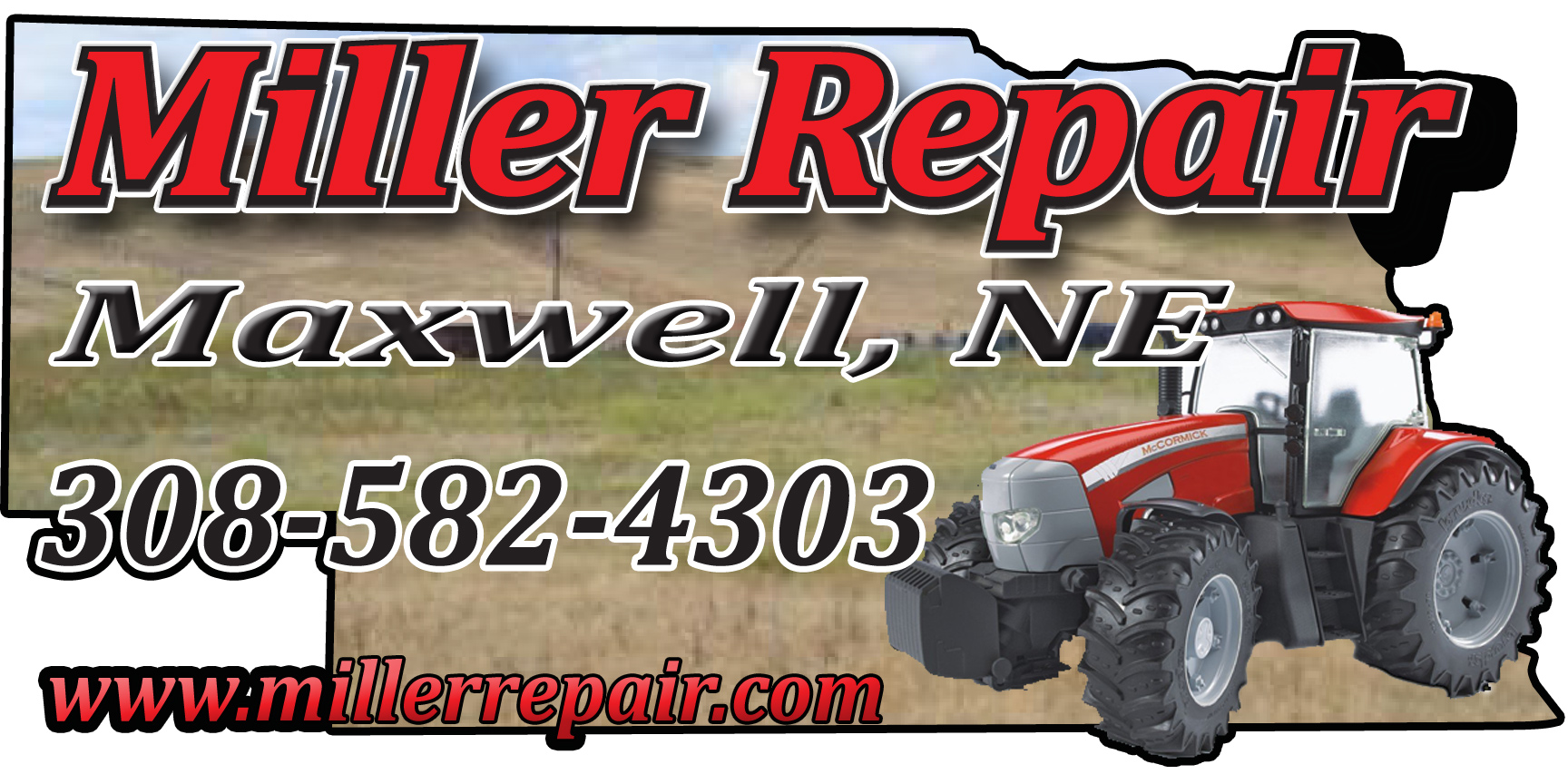 Miller Repair LLC 560 S Pine St, Maxwell Nebraska 69151