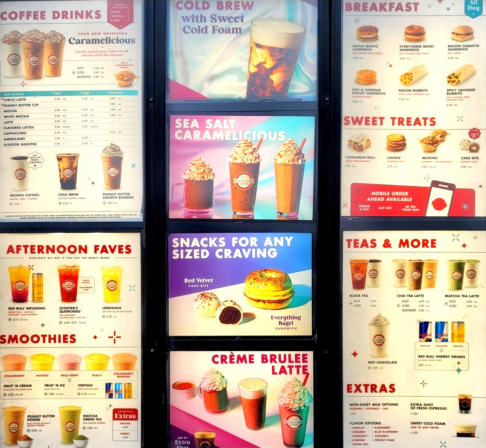 Scooter's Coffee Menu