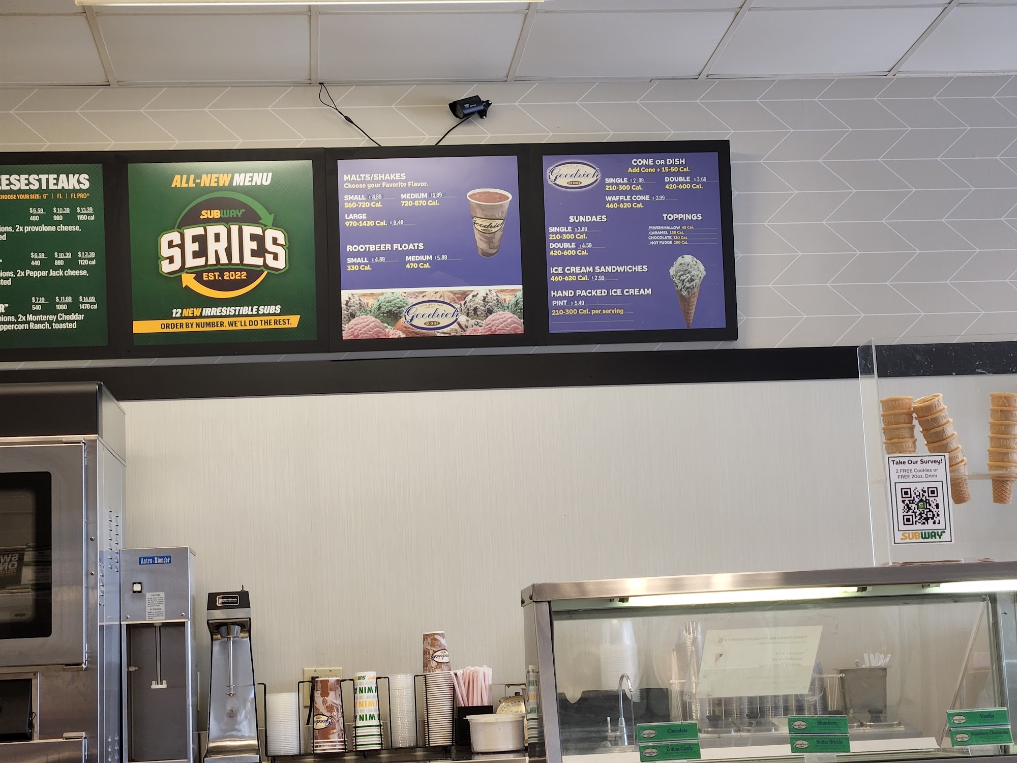 Subway Menu