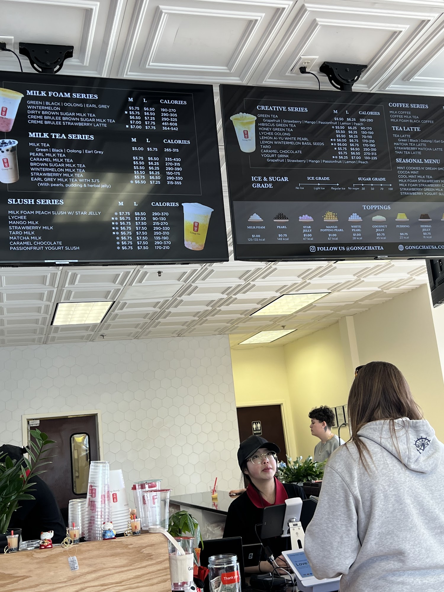 Gong Cha Menu