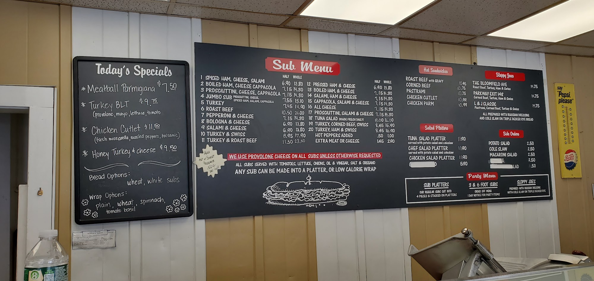Lenny & John's Subs Menu