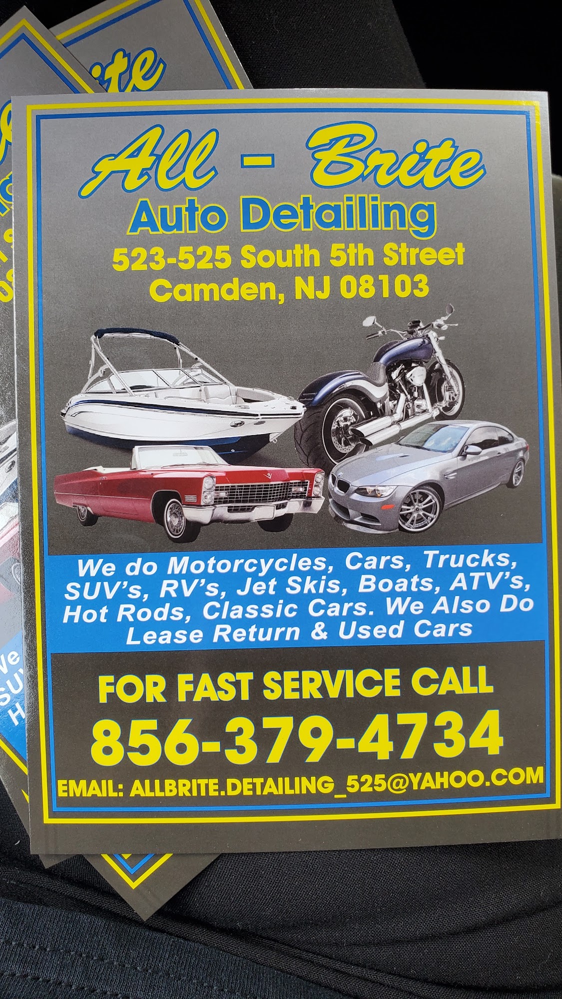 Albright Auto Detailing 539 S 5th St, Camden New Jersey 08103