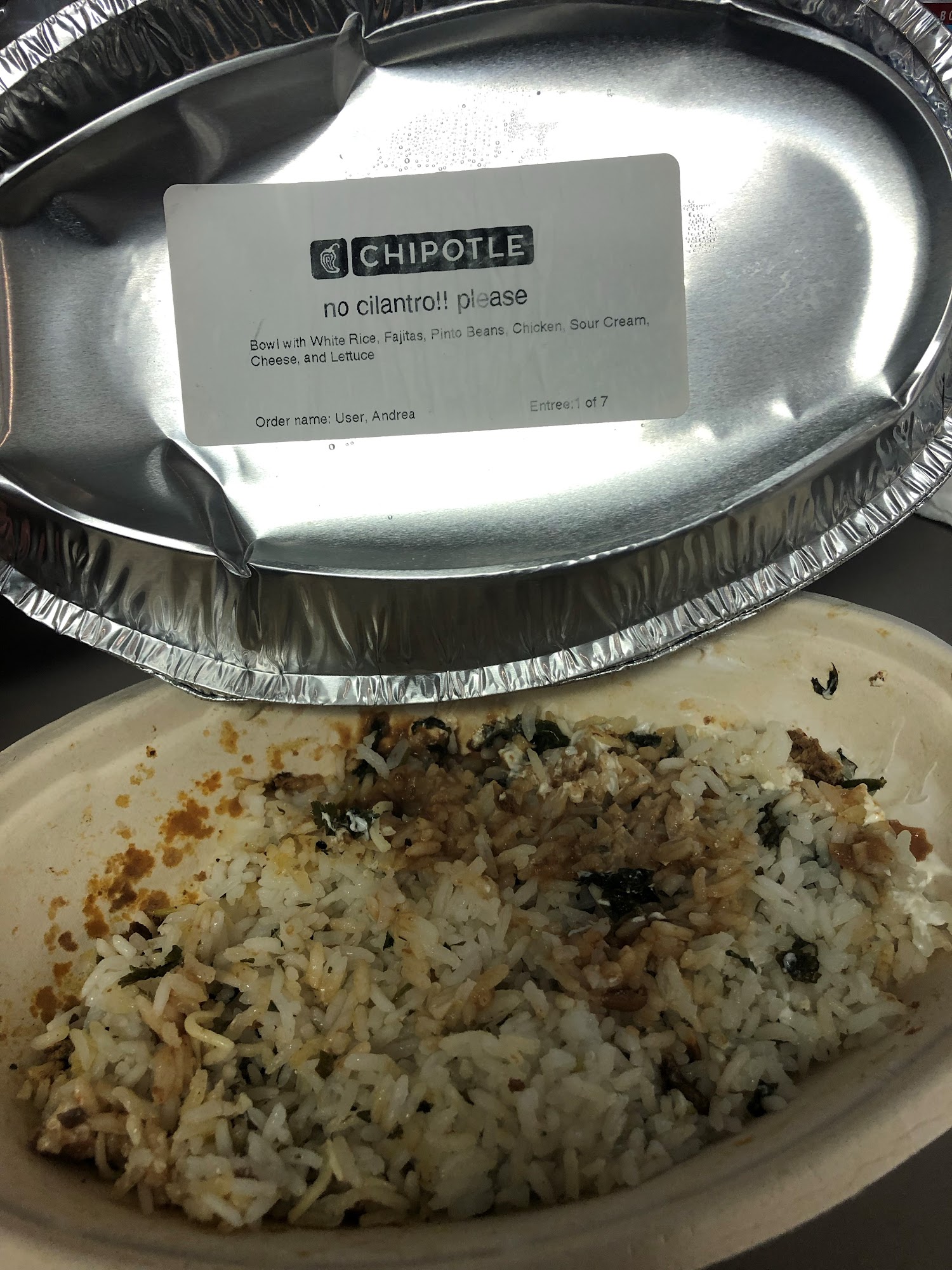 Chipotle Mexican Grill Menu