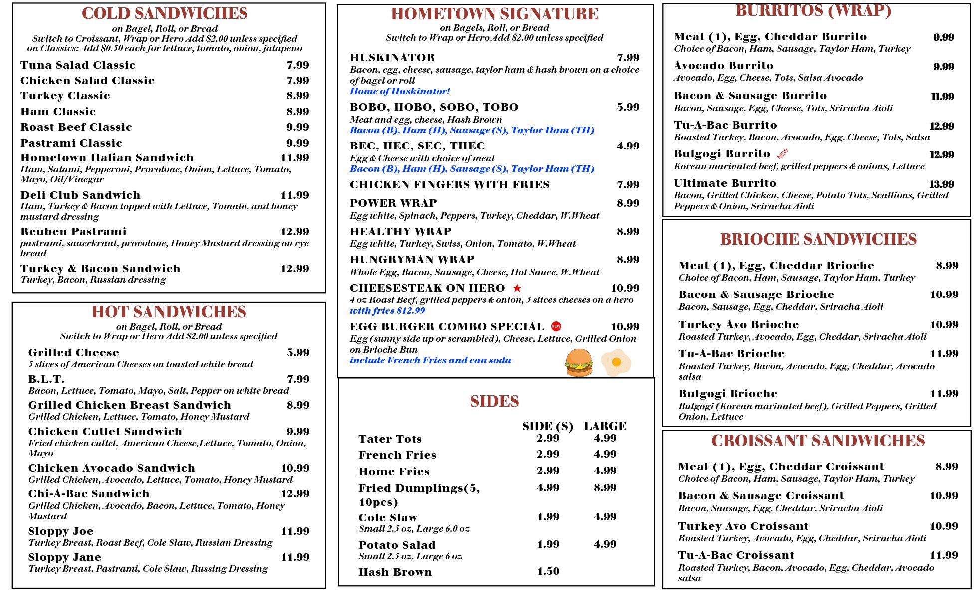 Hometown Cafe and Grill, Dumont - Menu, Reviews (147), Photos (85 ...