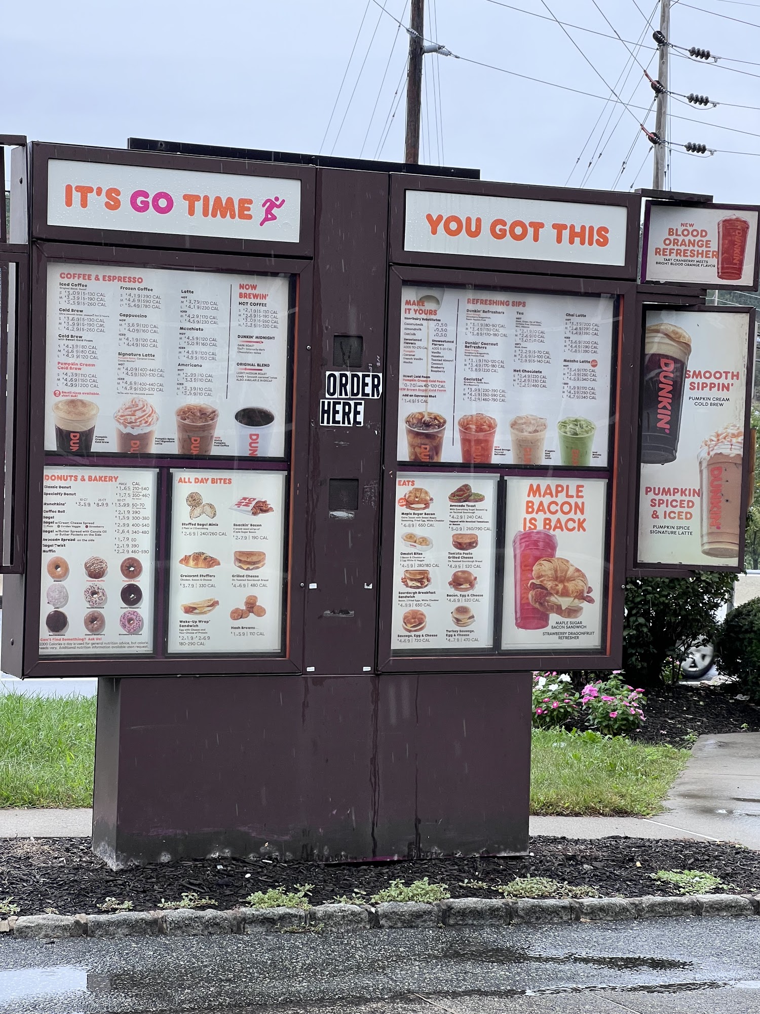 Dunkin' Menu