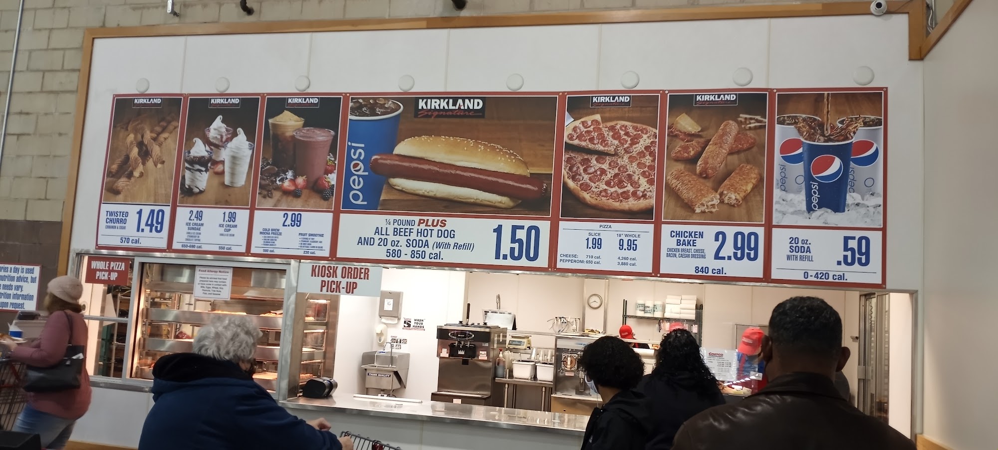 Costco Food Court Menu