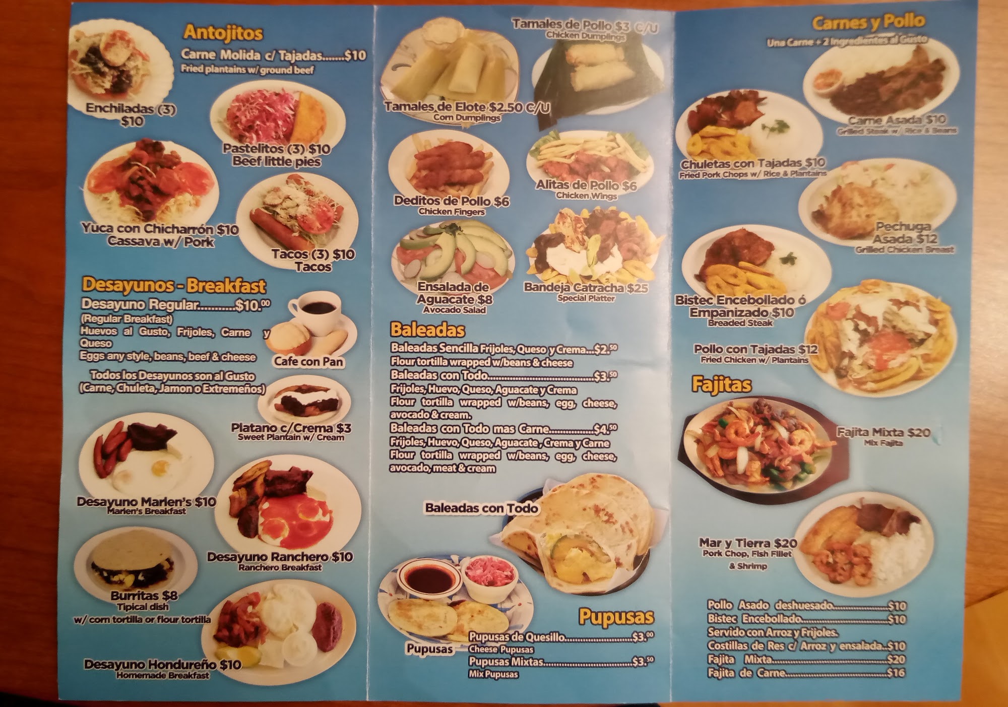 Punto Latino Food & Deli Menu
